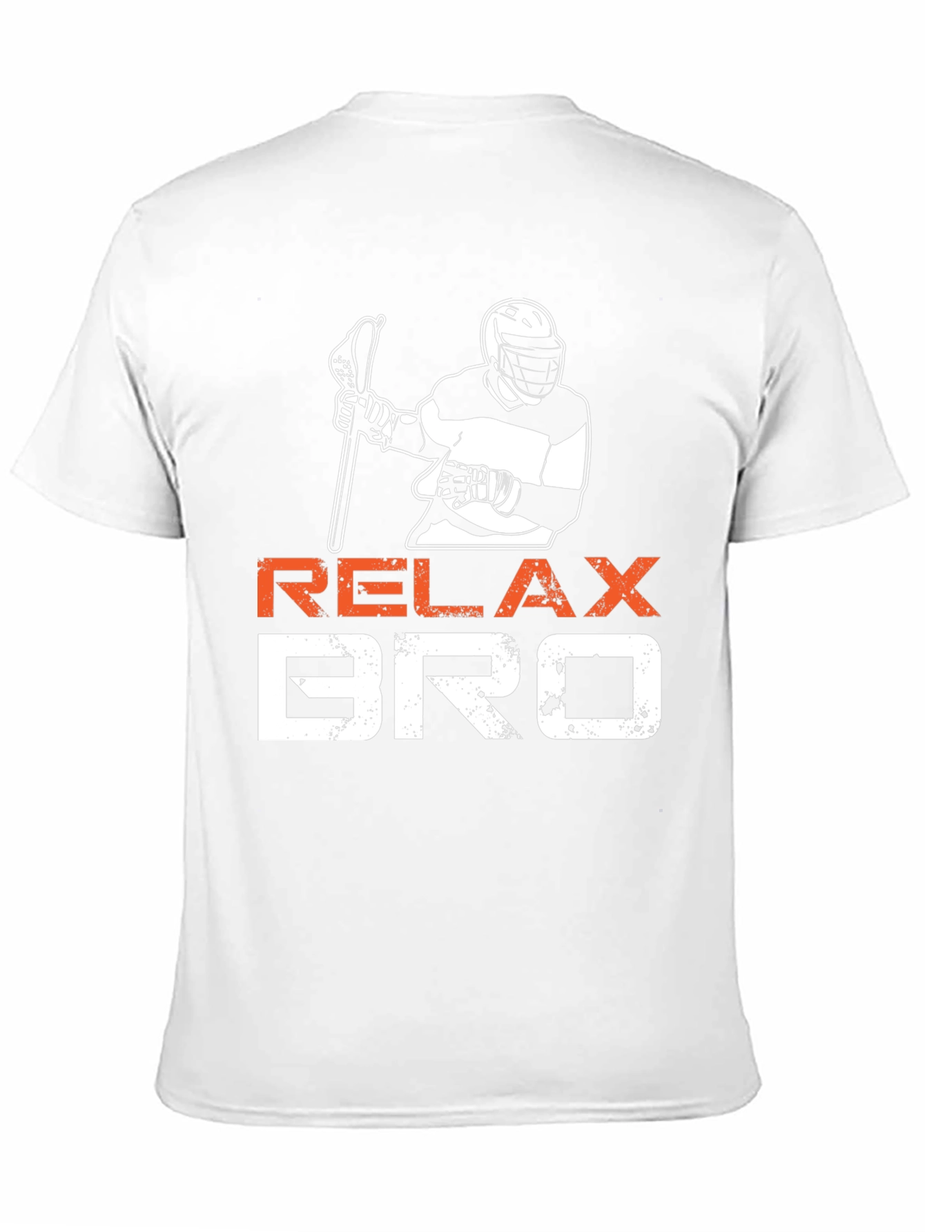 Relax Bro Lacrosse Graphic T-Shirt