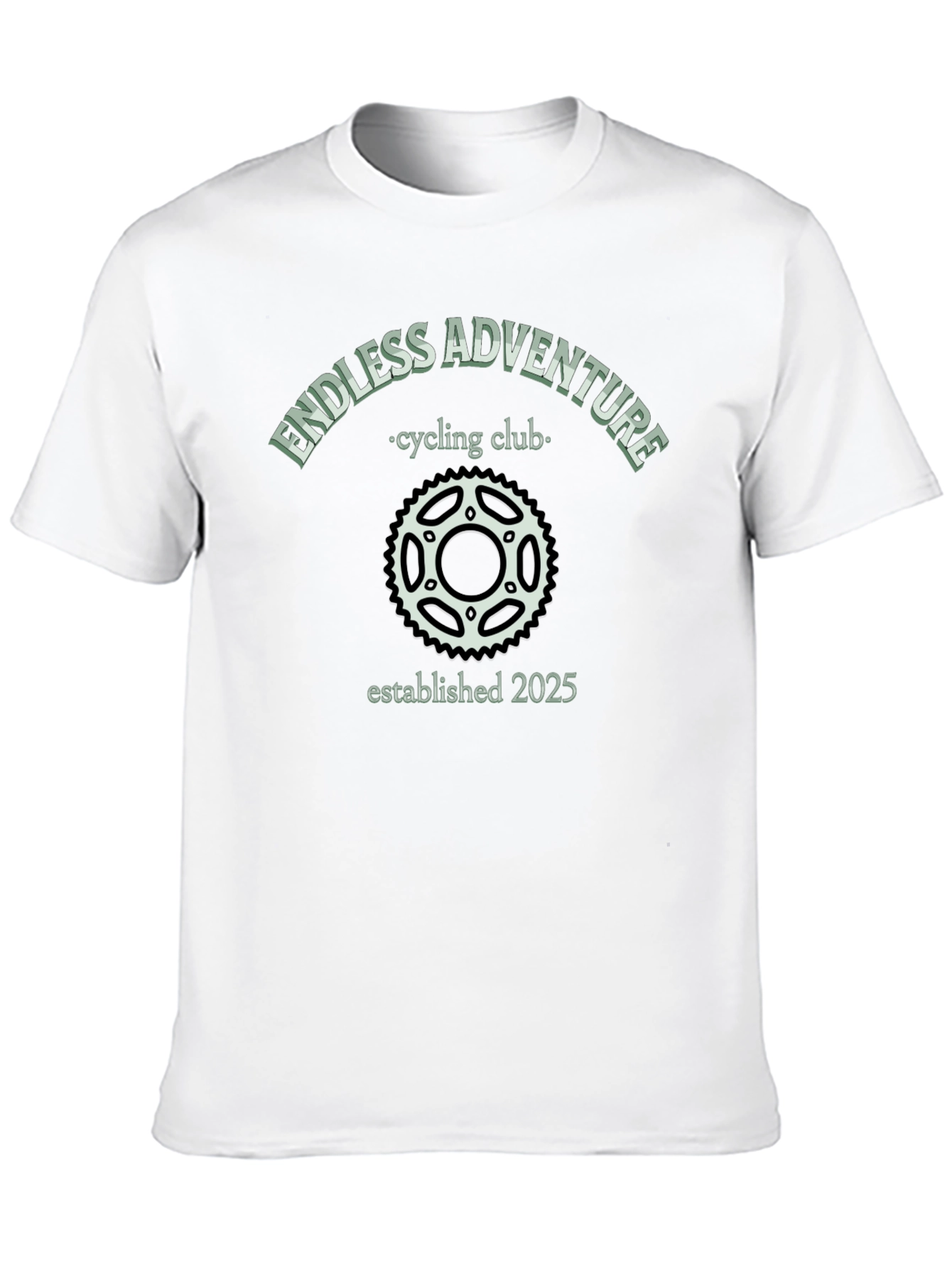 Endless Adventure Cycling Club Black T-Shirt