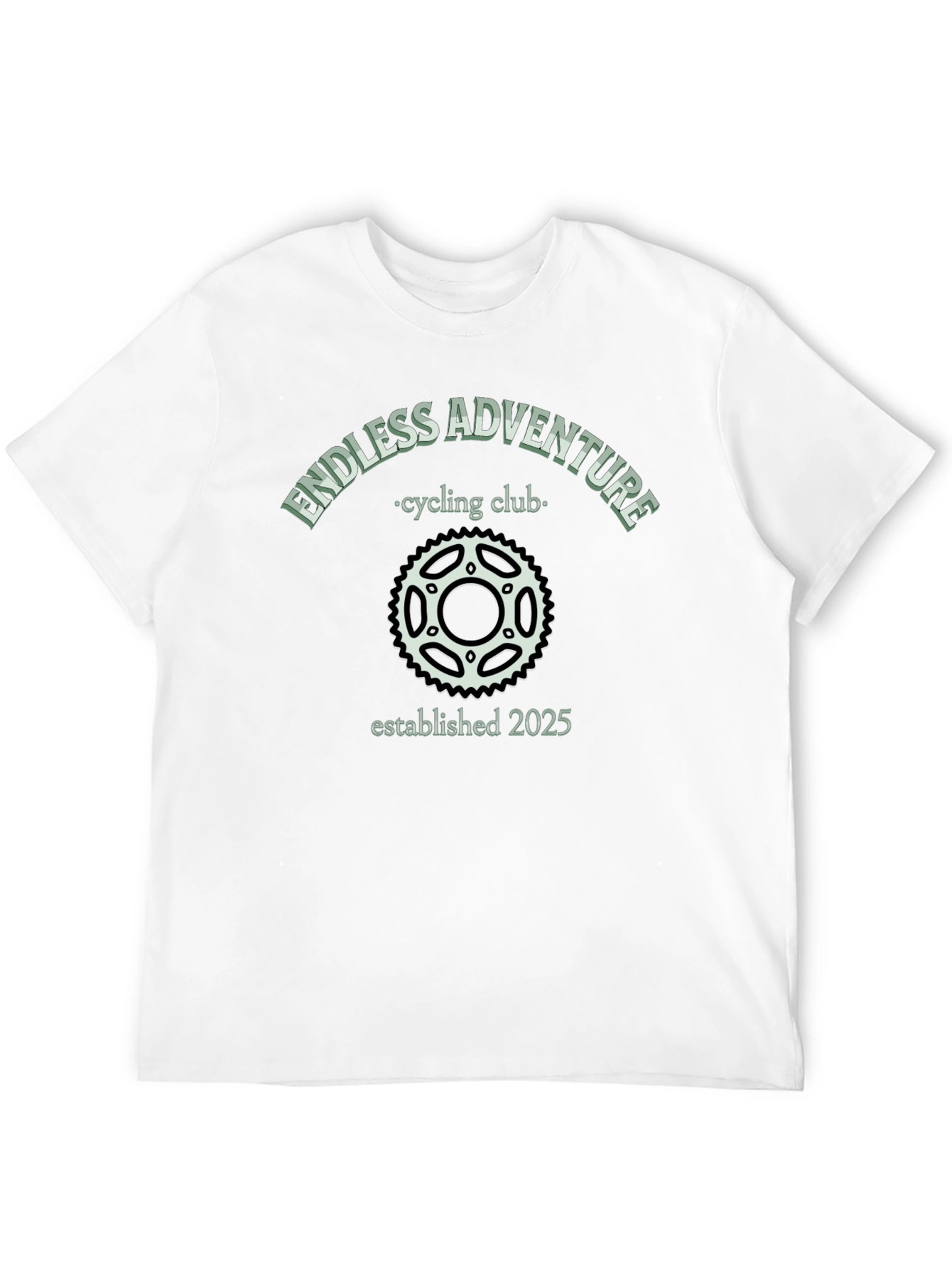 Endless Adventure Cycling Club Black T-Shirt