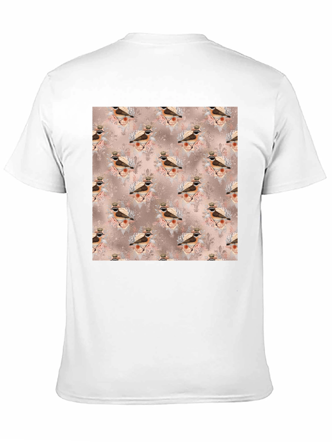 Bird King Pattern T-Shirt