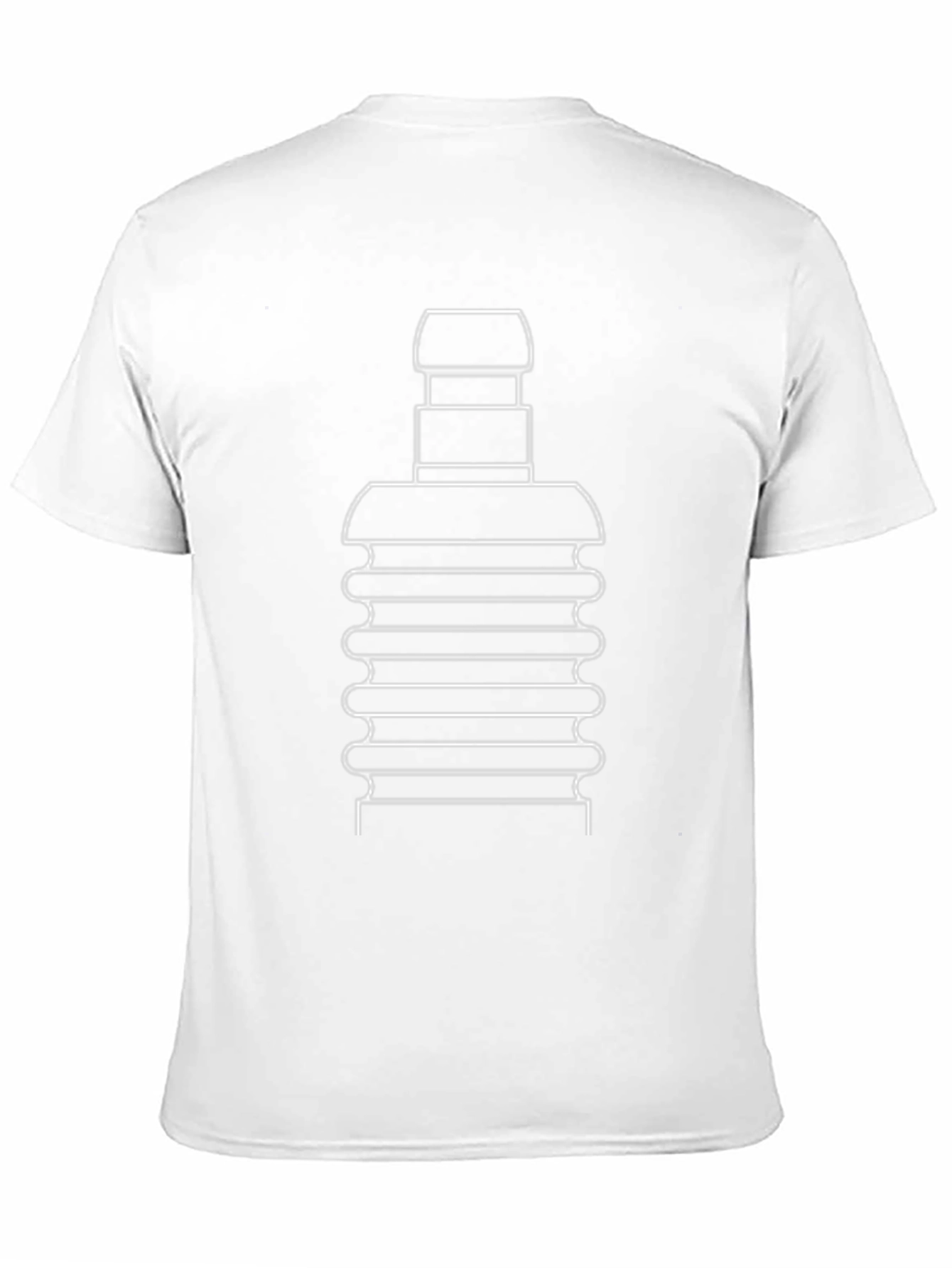 Unique Graphic Tee: Abstract Line Art Design
