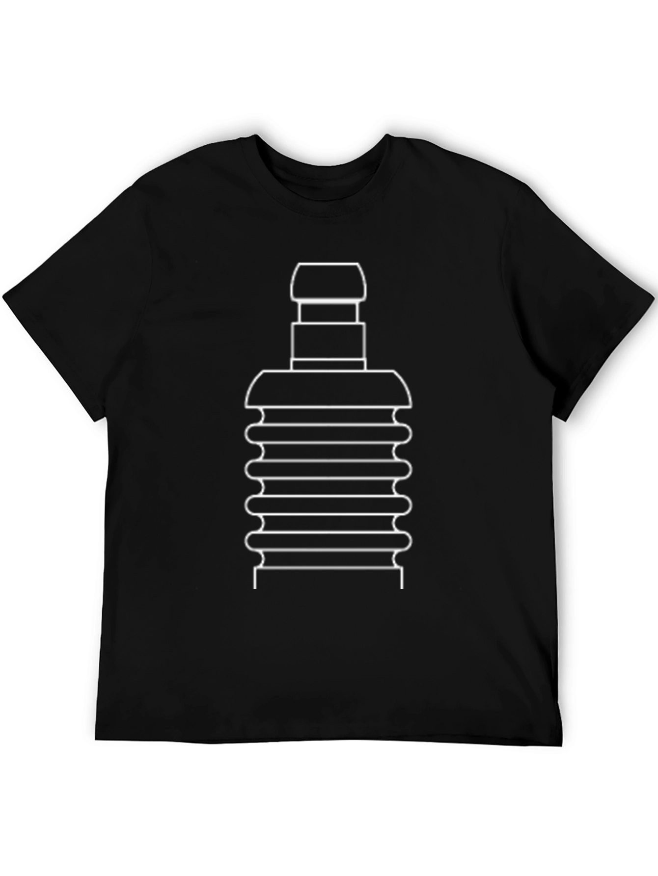 Unique Graphic Tee: Abstract Line Art Design