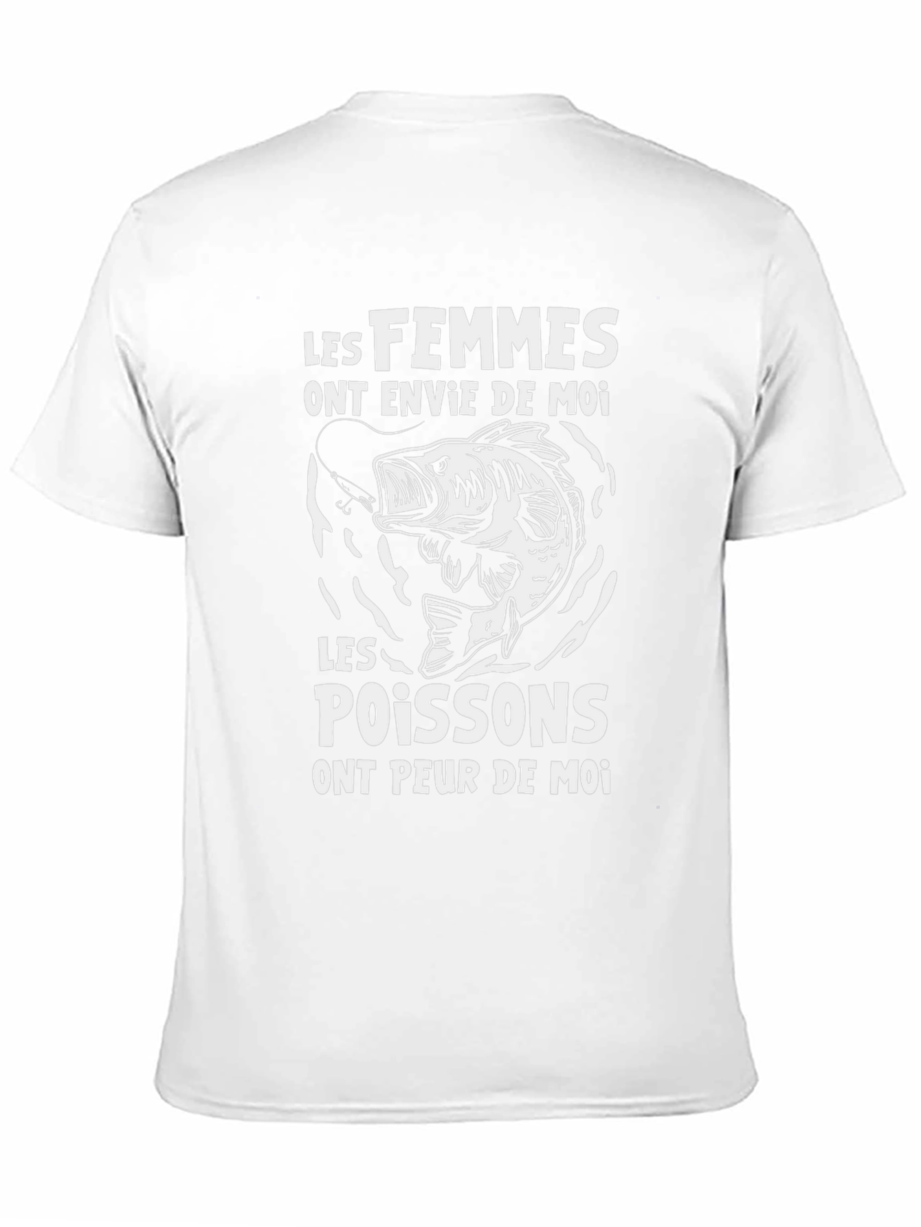 Fishing Humor Graphic Tee: Les Femmes Les Poissons