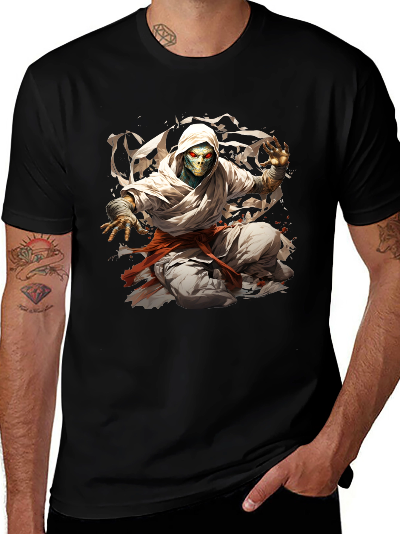 Mystic Warrior T-Shirt - Urban Ninja Style
