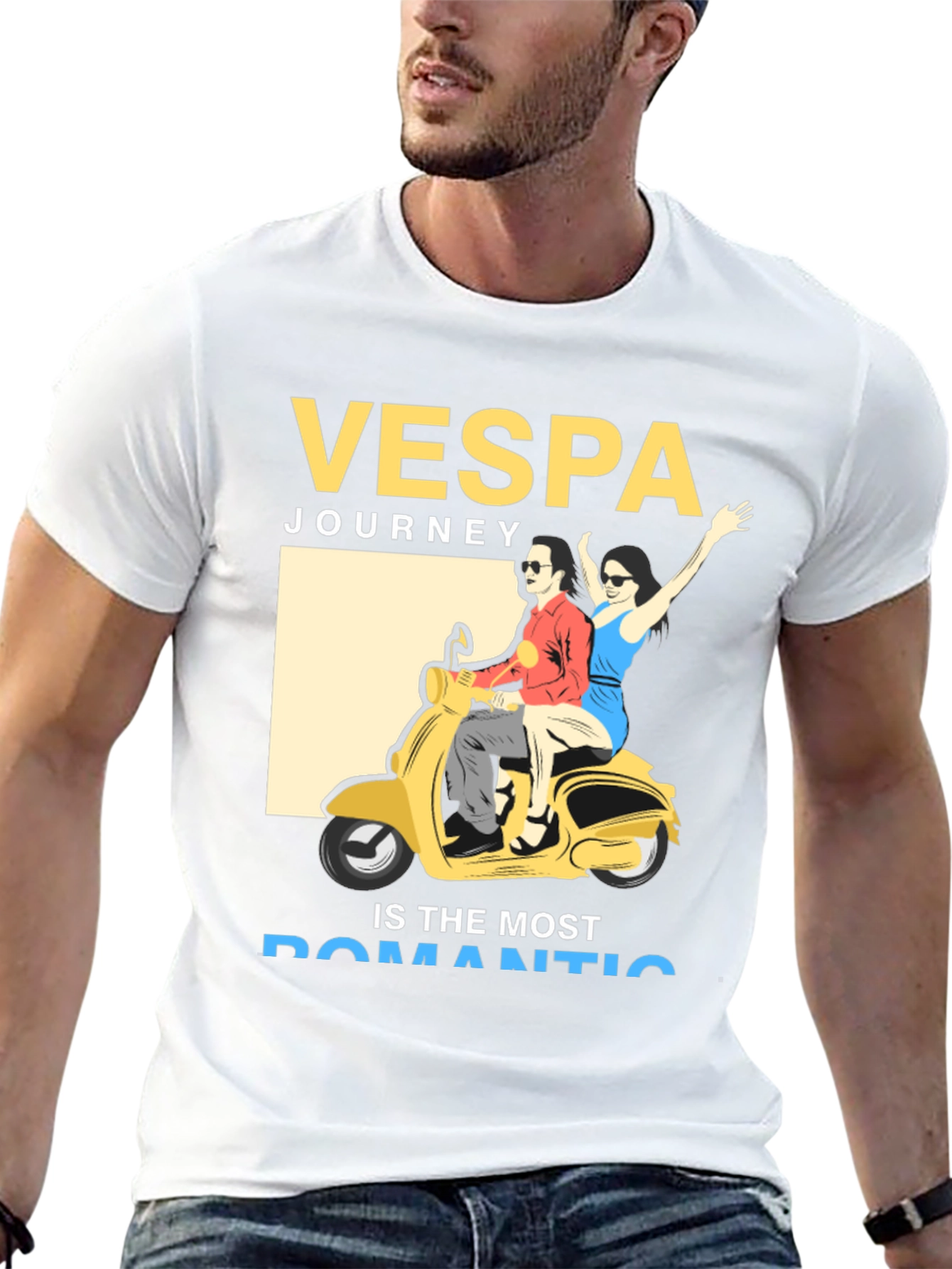 Vespa Journey Romantic T-Shirt