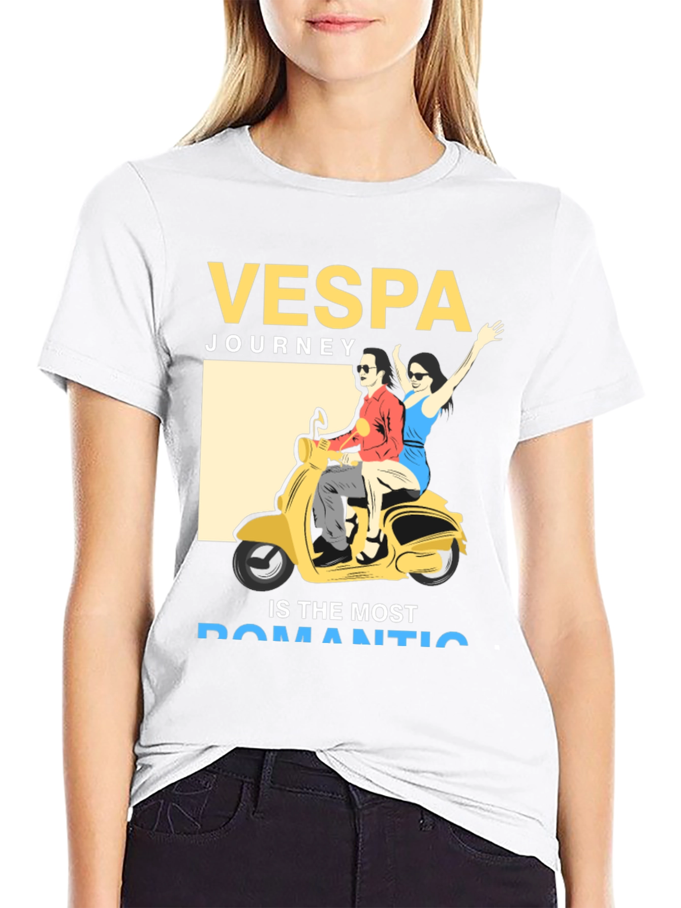 Vespa Journey Romantic T-Shirt