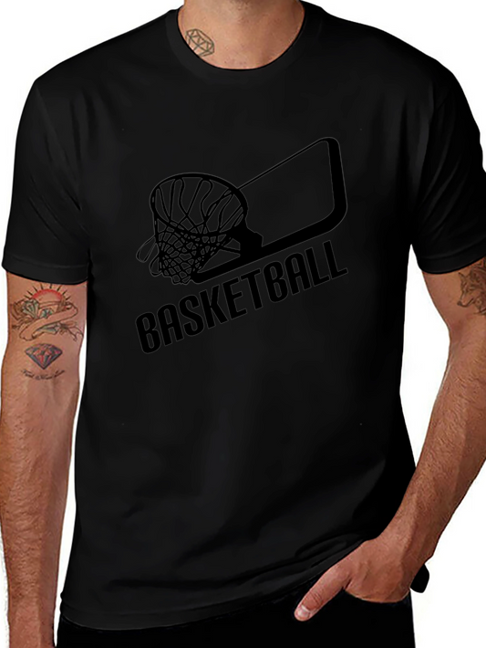 Basketball Graphic Tee - Classic Black T-Shirt