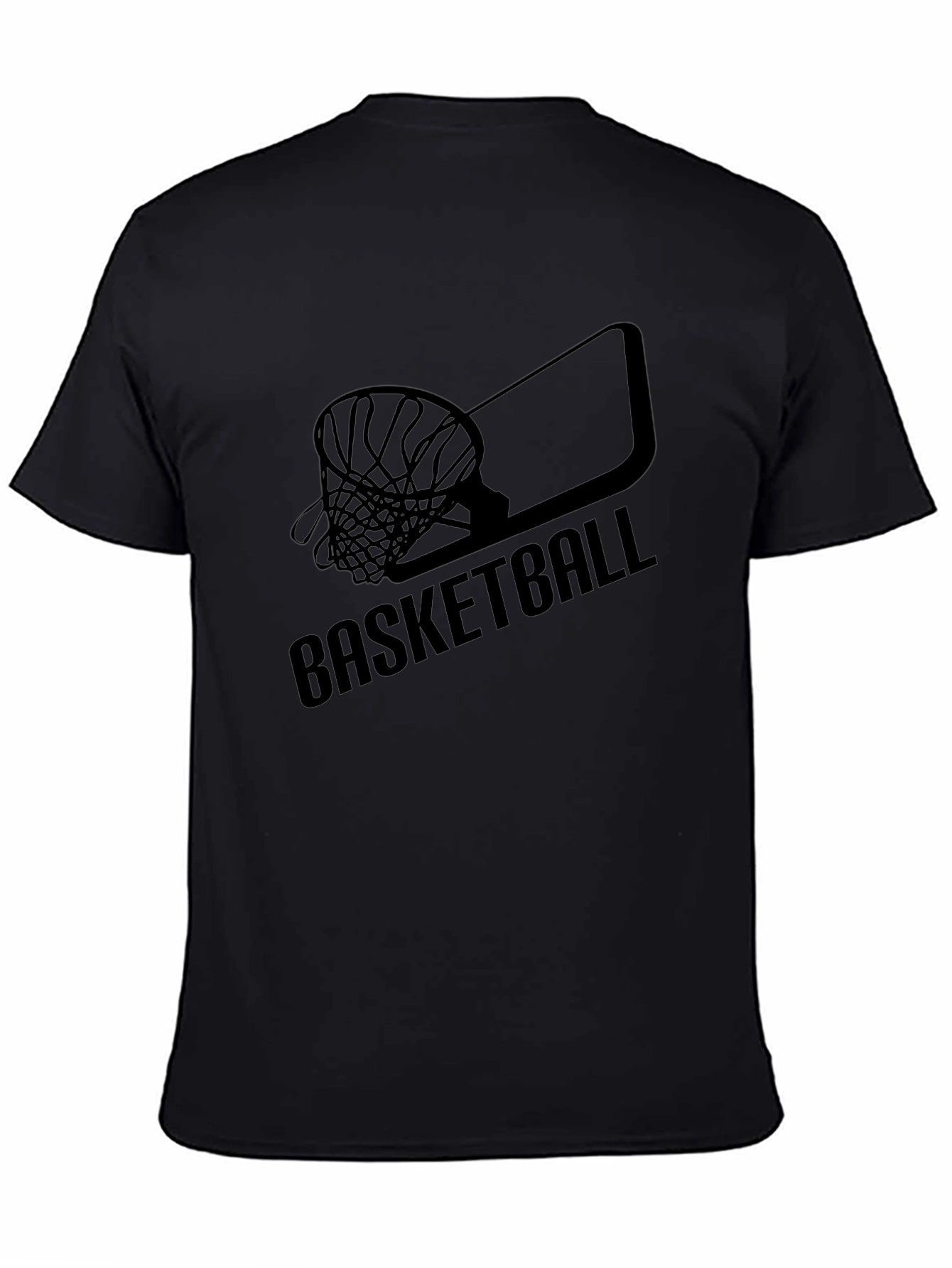 Basketball Graphic Tee - Classic Black T-Shirt