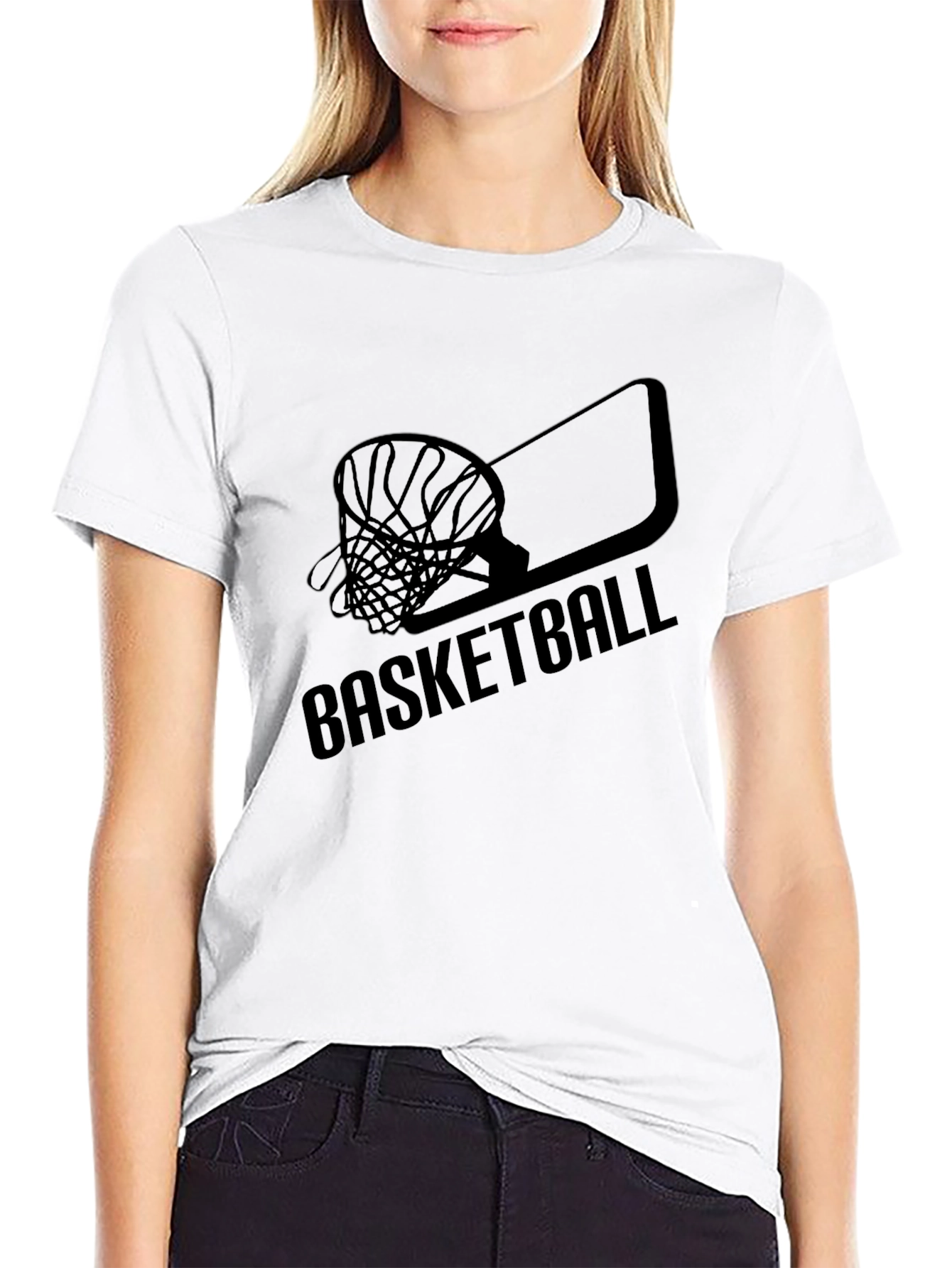 Basketball Graphic Tee - Classic Black T-Shirt