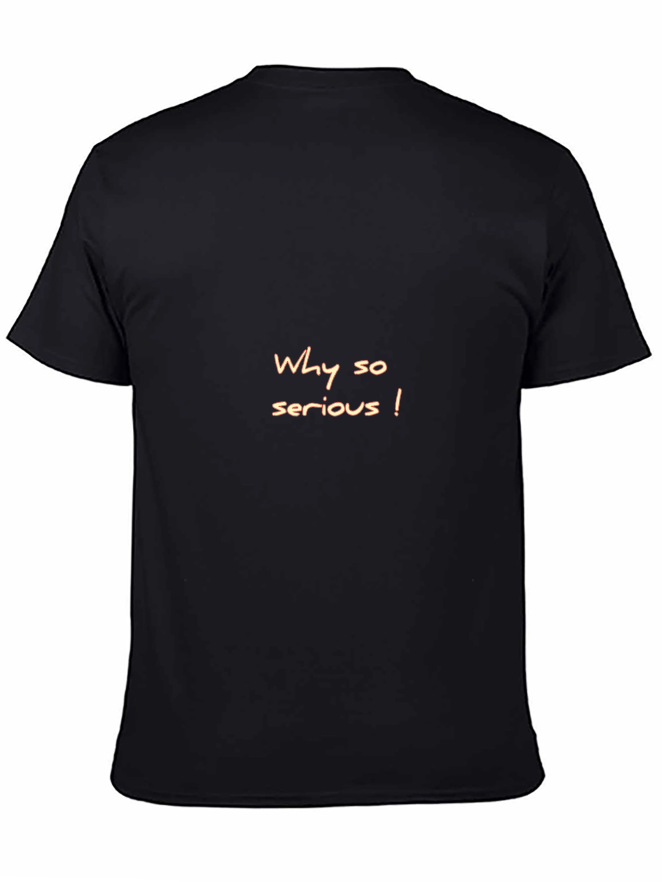 Why So Serious Tee - Mens Black Graphic T-Shirt