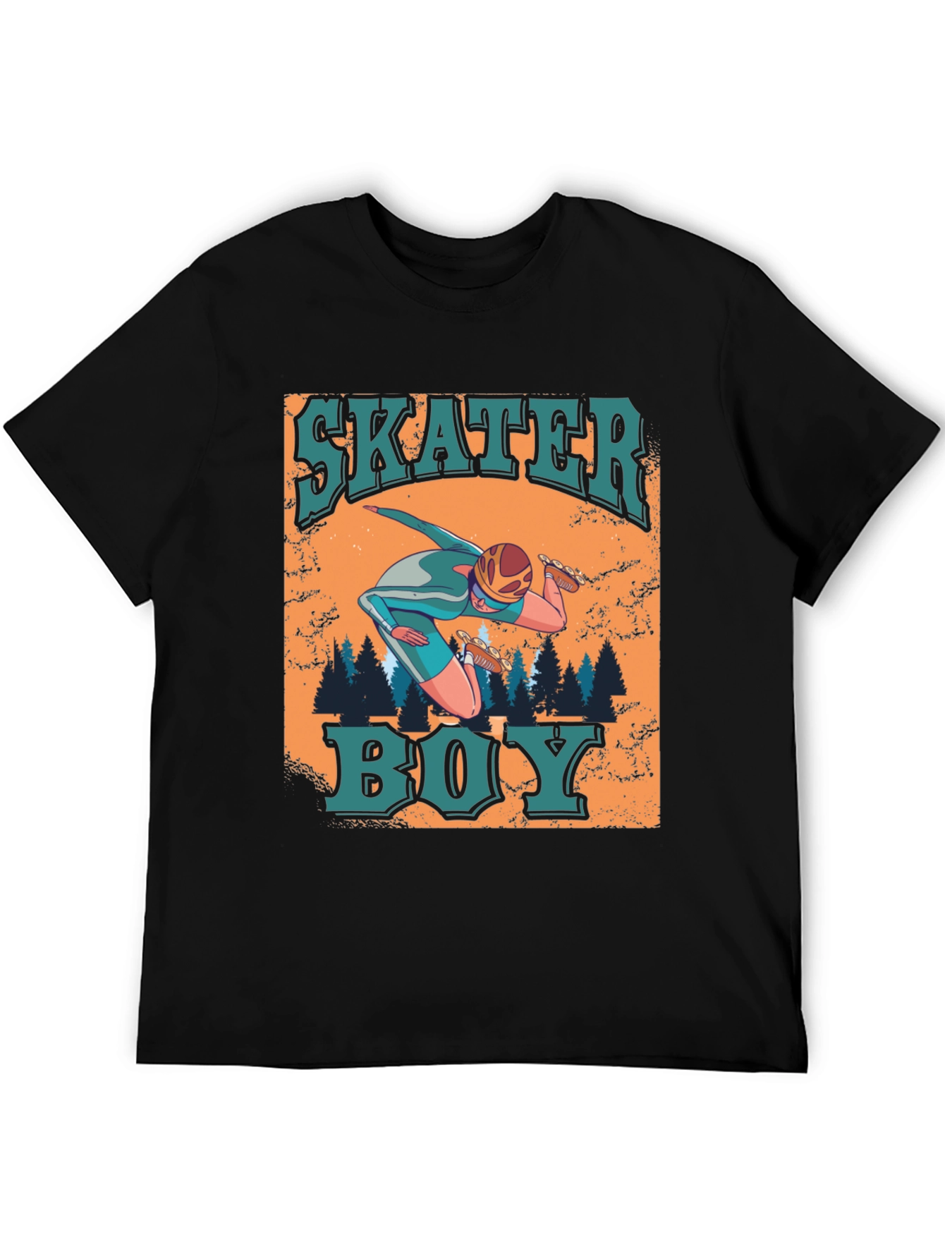Skater Boy Graphic Tee - Cool & Casual
