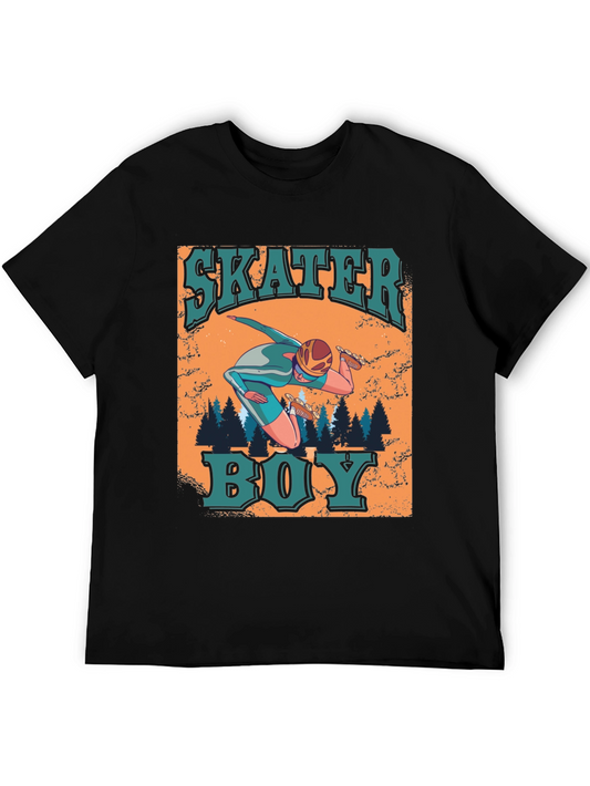 Skater Boy Graphic Tee - Cool & Casual