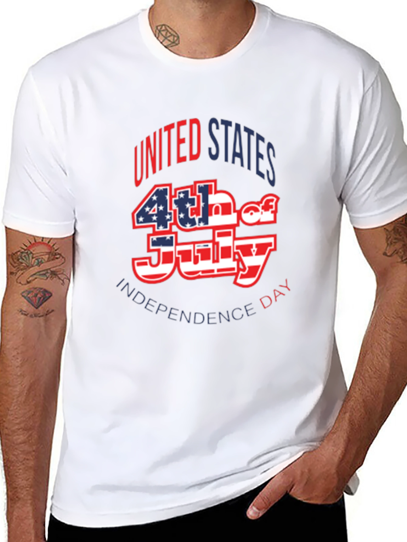 Patriotic 4th of July Graphic T-Shirt