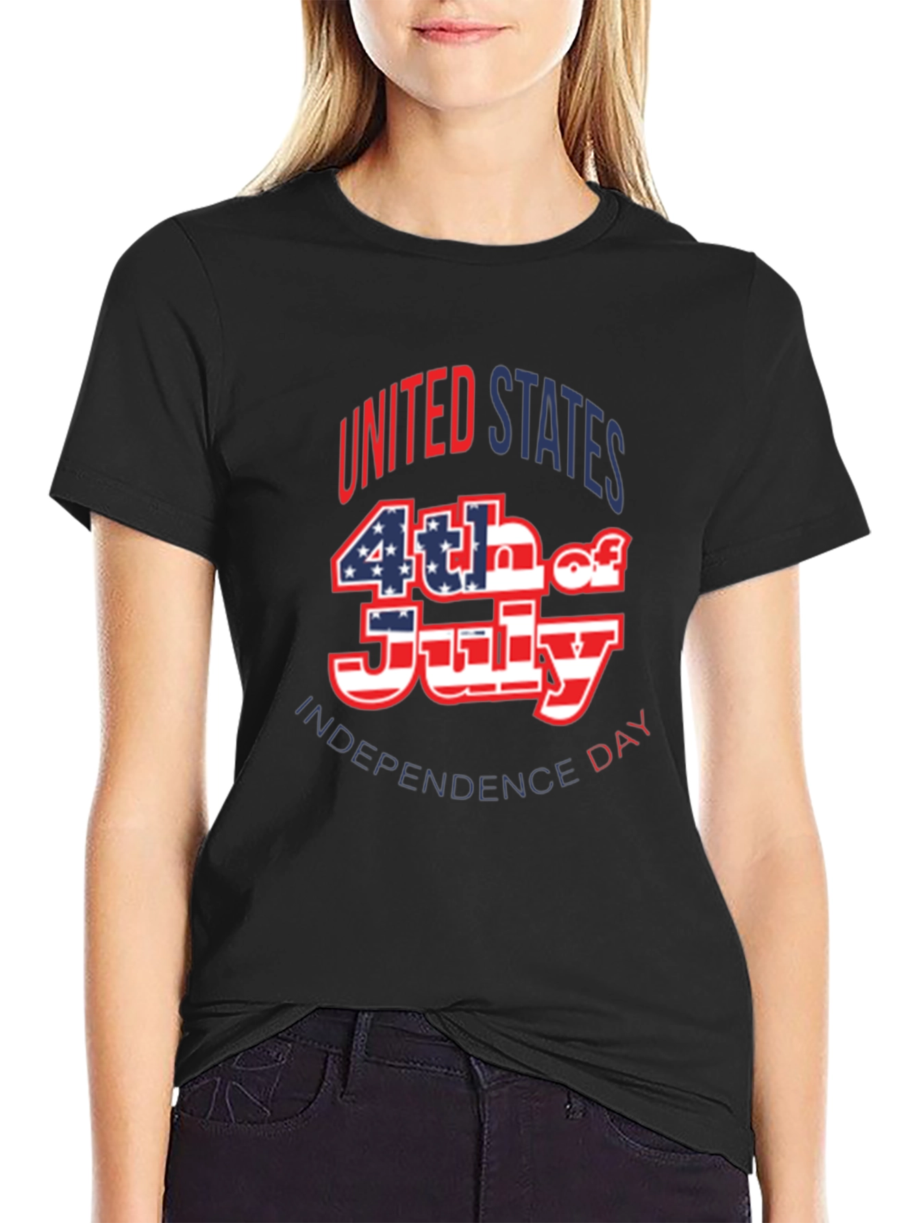 Patriotic 4th of July Graphic T-Shirt