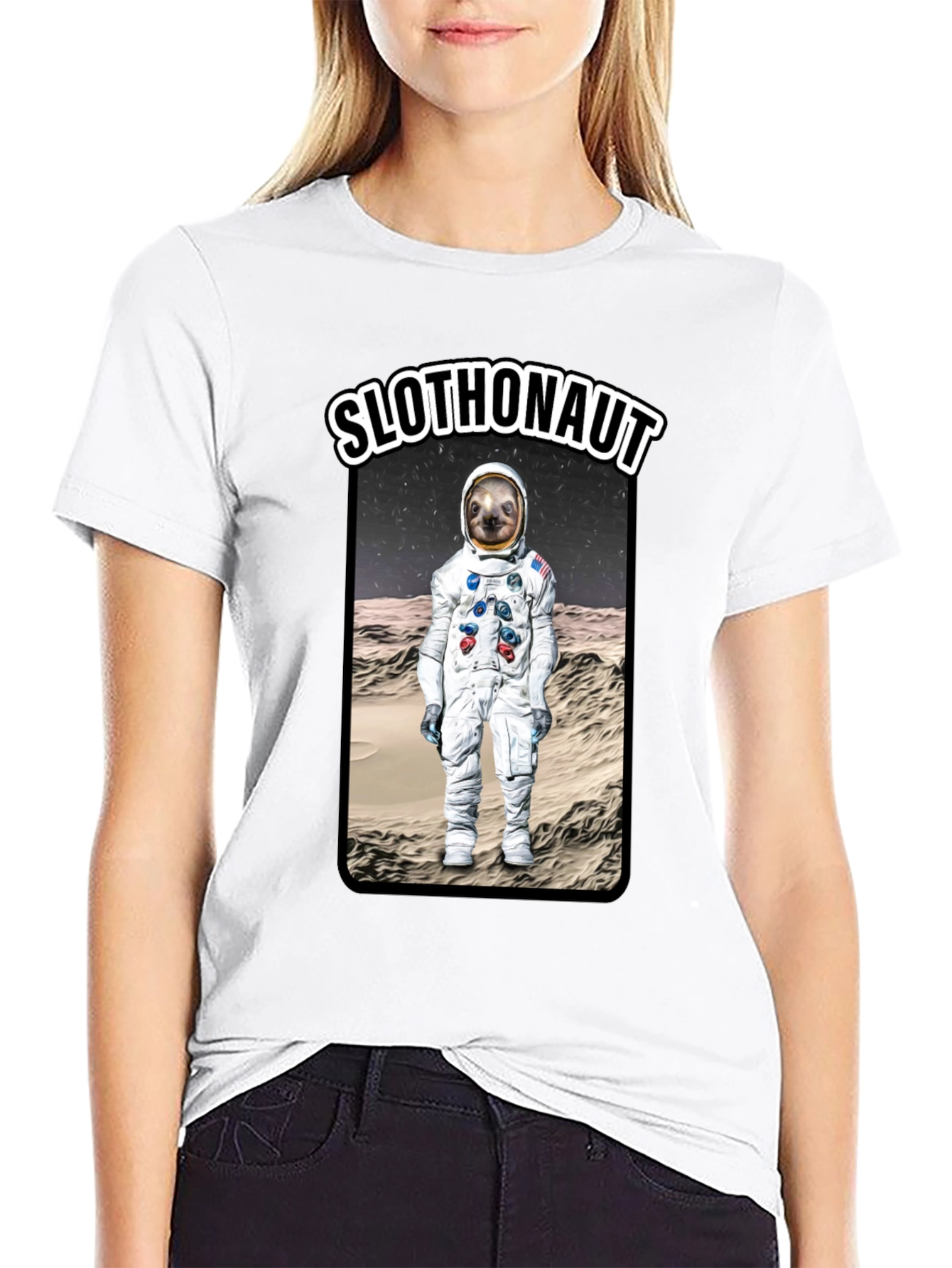 Slothonaut T-Shirt - Unique Astronaut Sloth Design