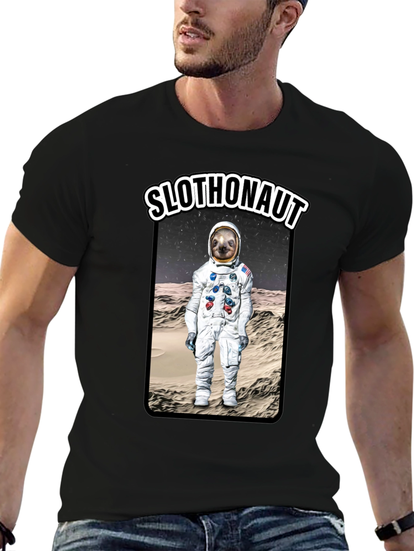 Slothonaut T-Shirt - Unique Astronaut Sloth Design