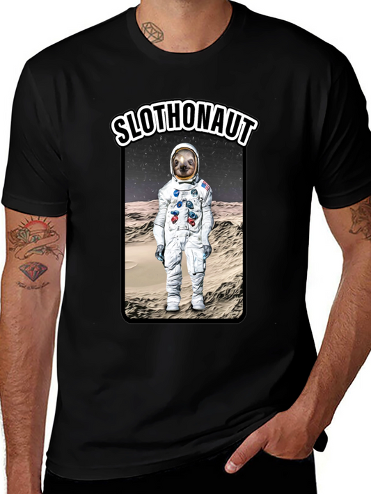 Slothonaut T-Shirt - Unique Astronaut Sloth Design