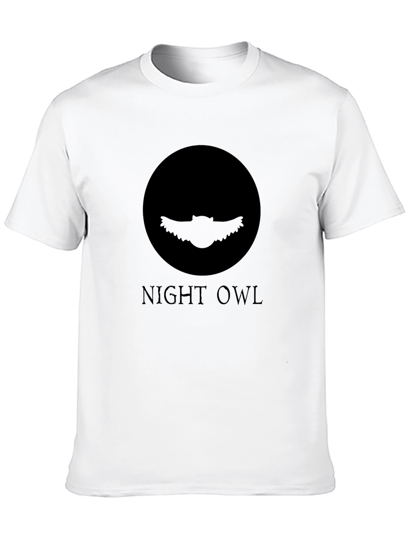 Night Owl Graphic Tee - Mens Black T-Shirt