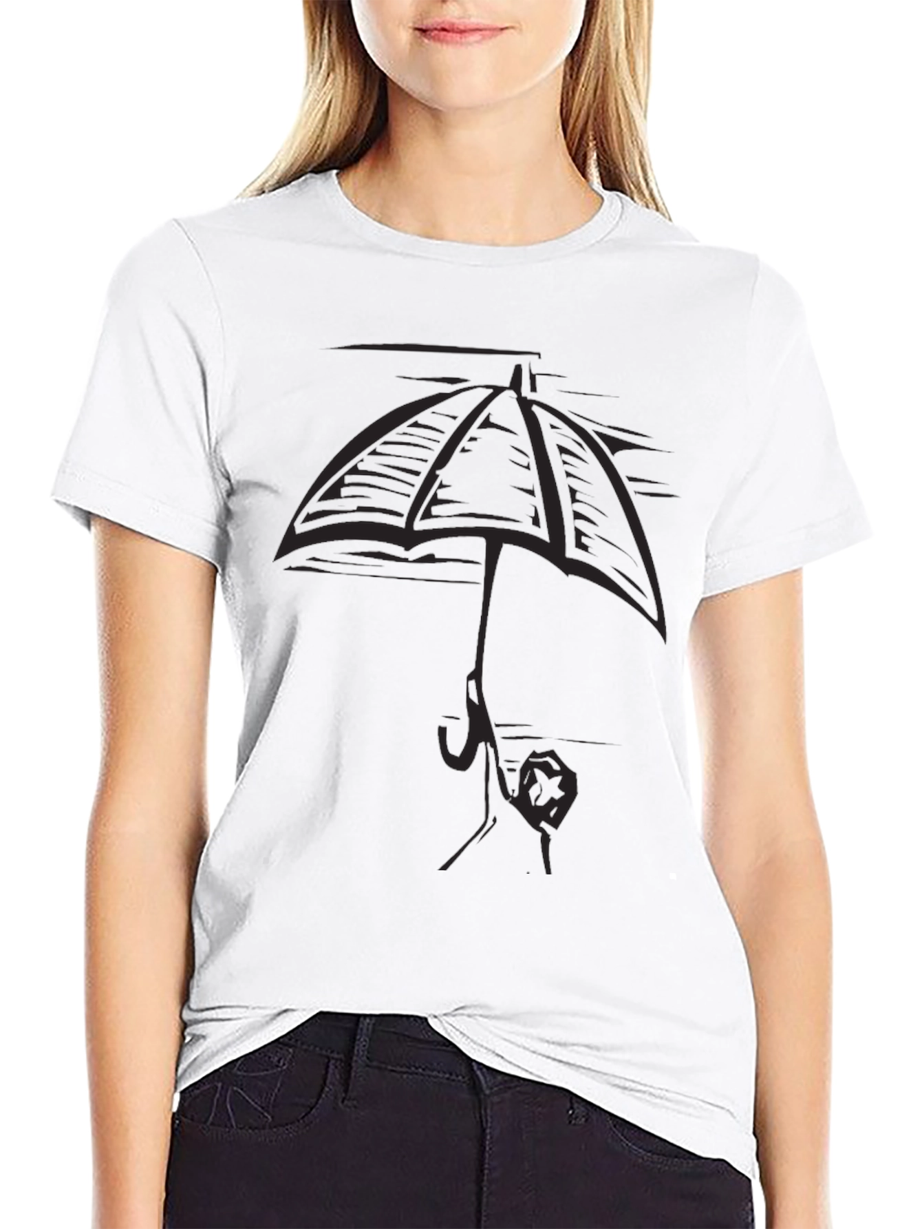Umbrella Graphic Tee - Stylish & Unique