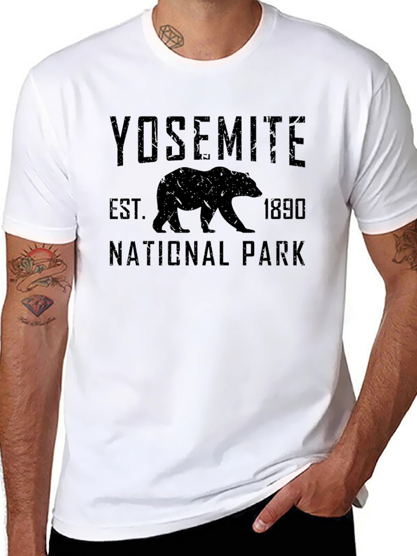 Yosemite National Park Bear Graphic T-Shirt