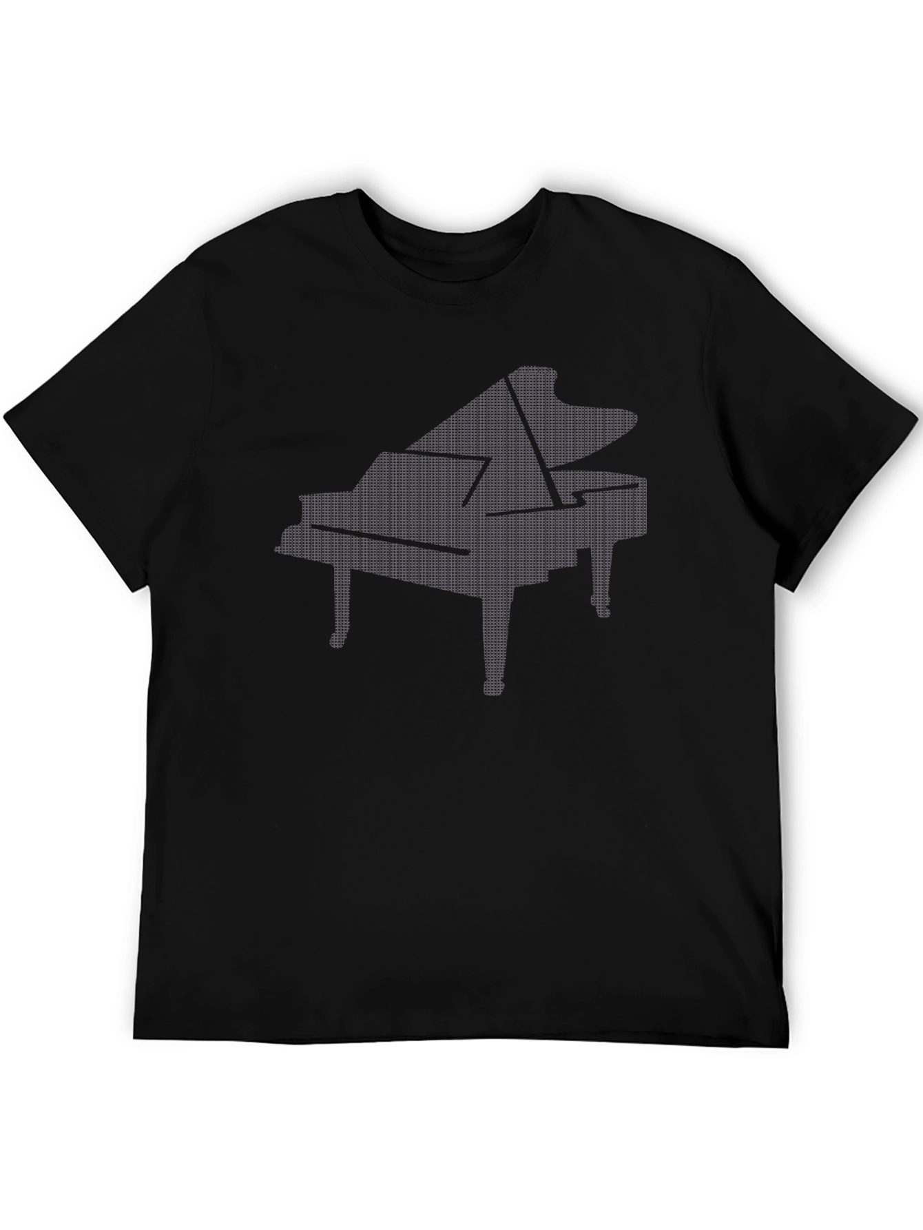 Grand Piano Graphic Tee - Black