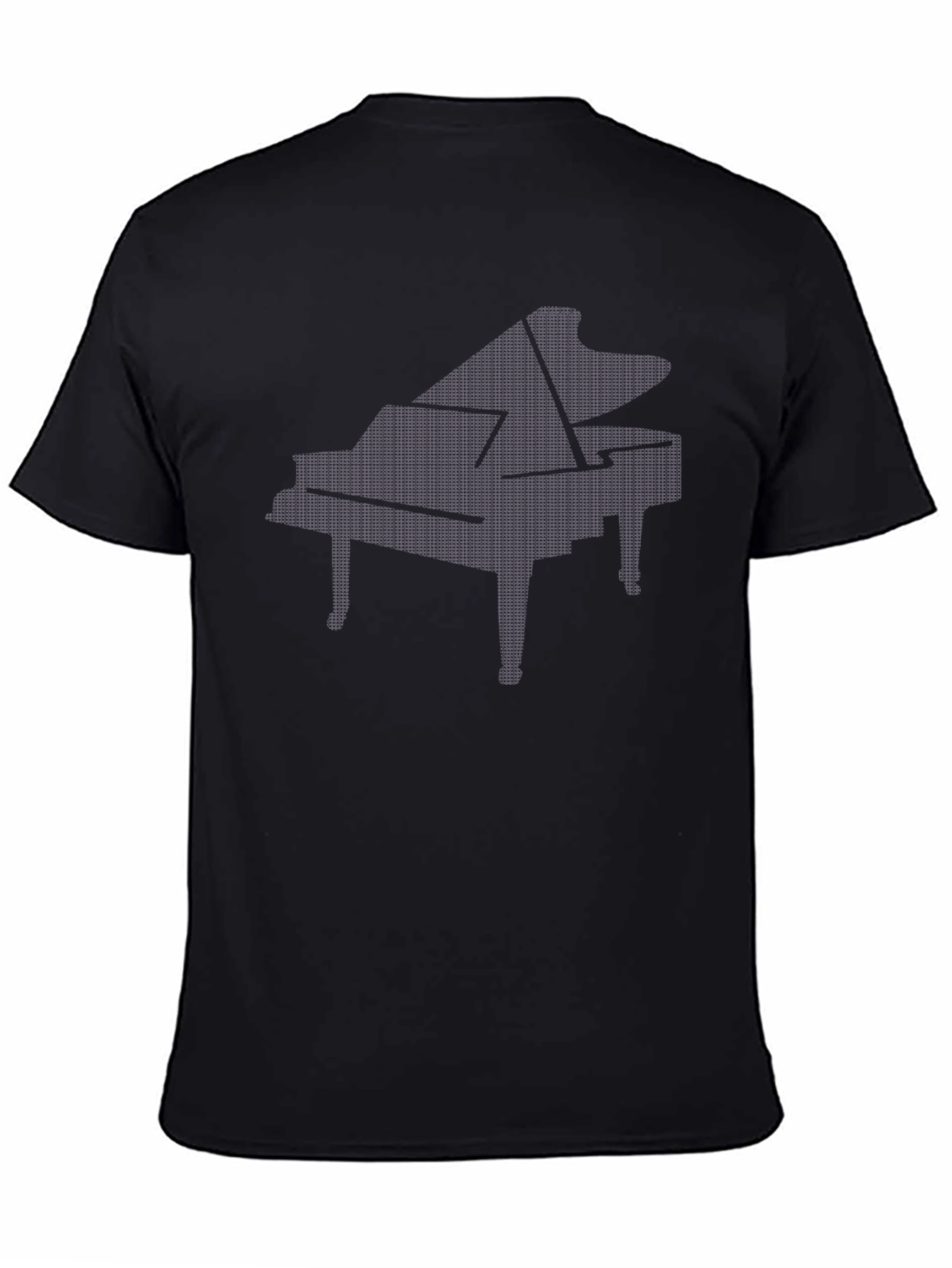 Grand Piano Graphic Tee - Black