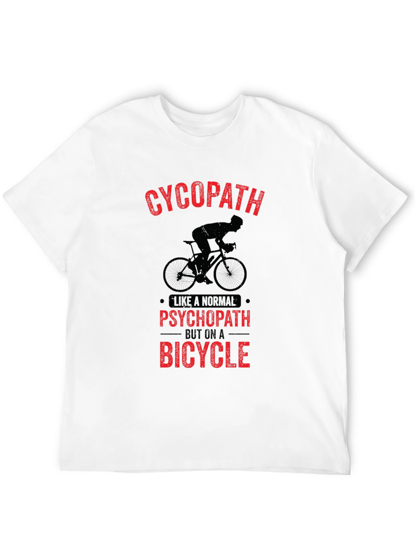 Cycopath Bicycle Graphic Tee - Black