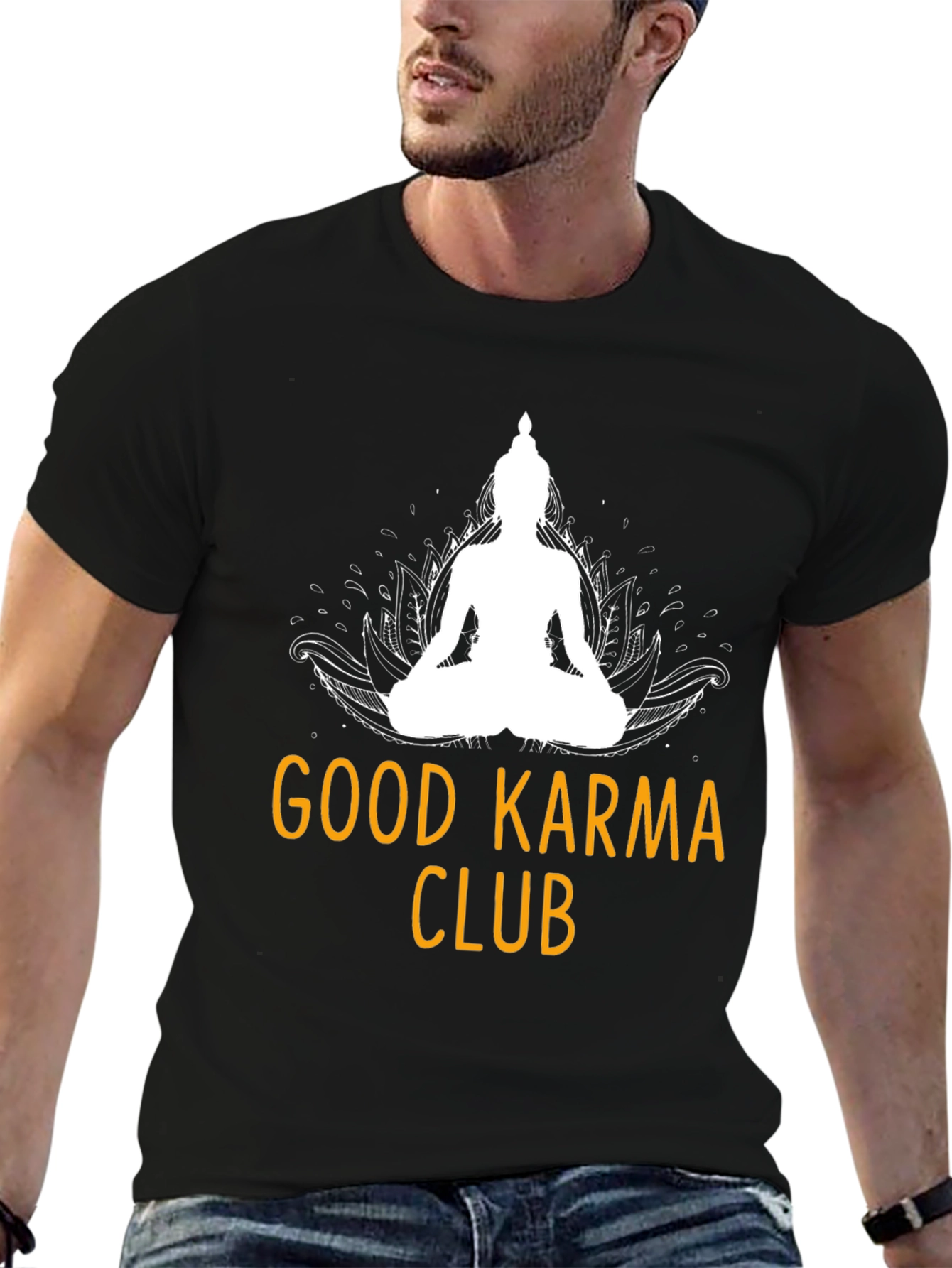 Good Karma Club Graphic T-Shirt - Black