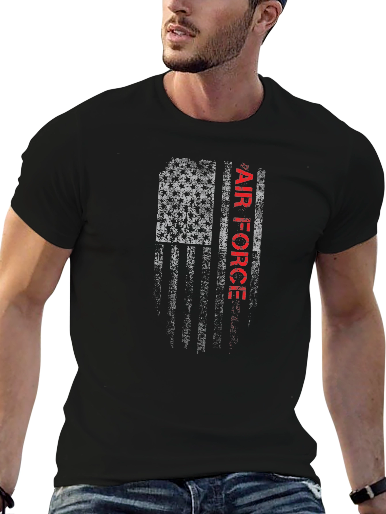 Air Force Flag Graphic T-Shirt
