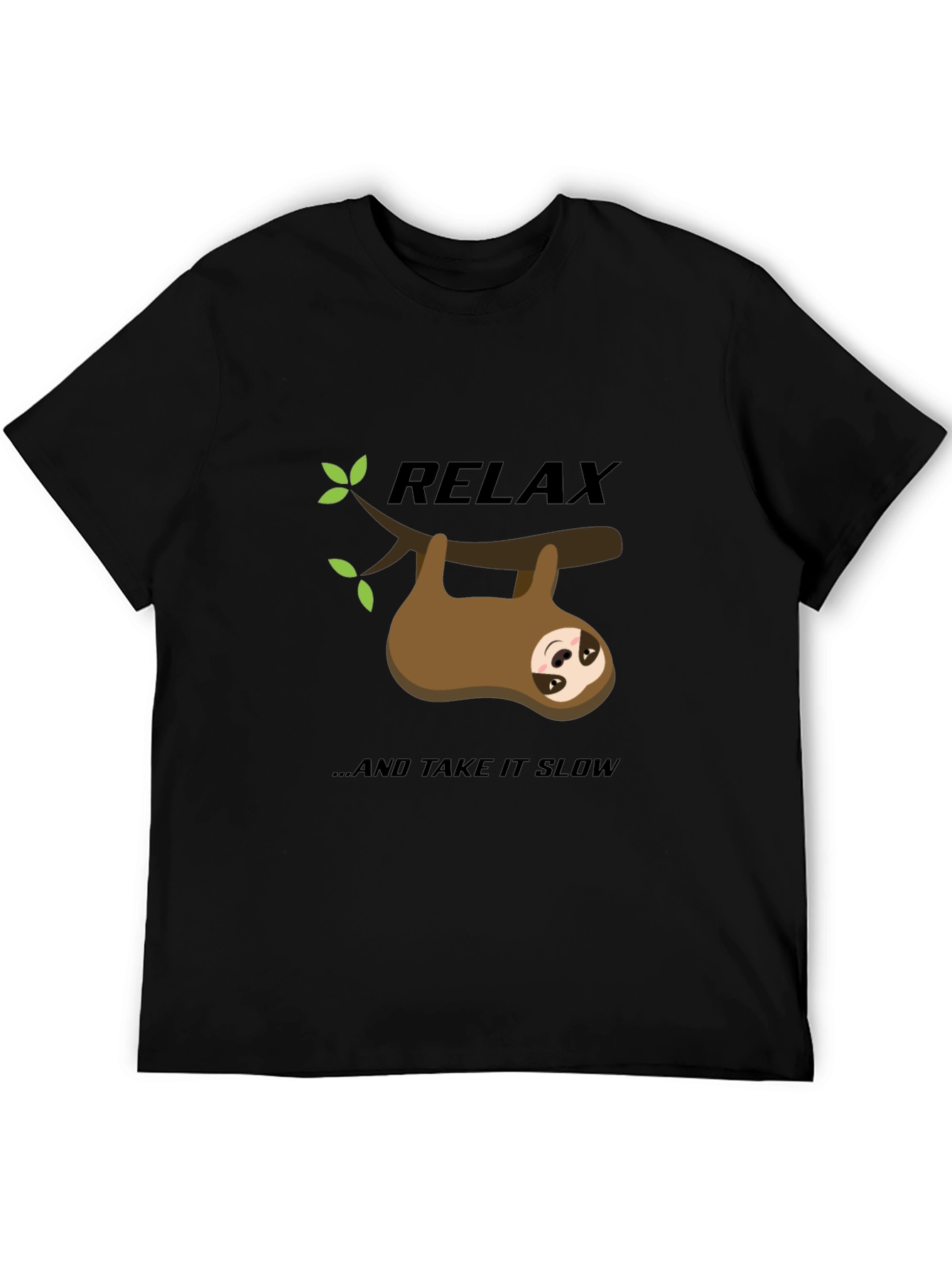 Relax Sloth Graphic Tee - Take it Slow