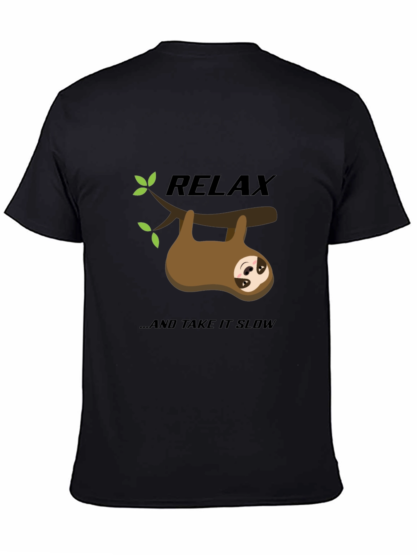 Relax Sloth Graphic Tee - Take it Slow