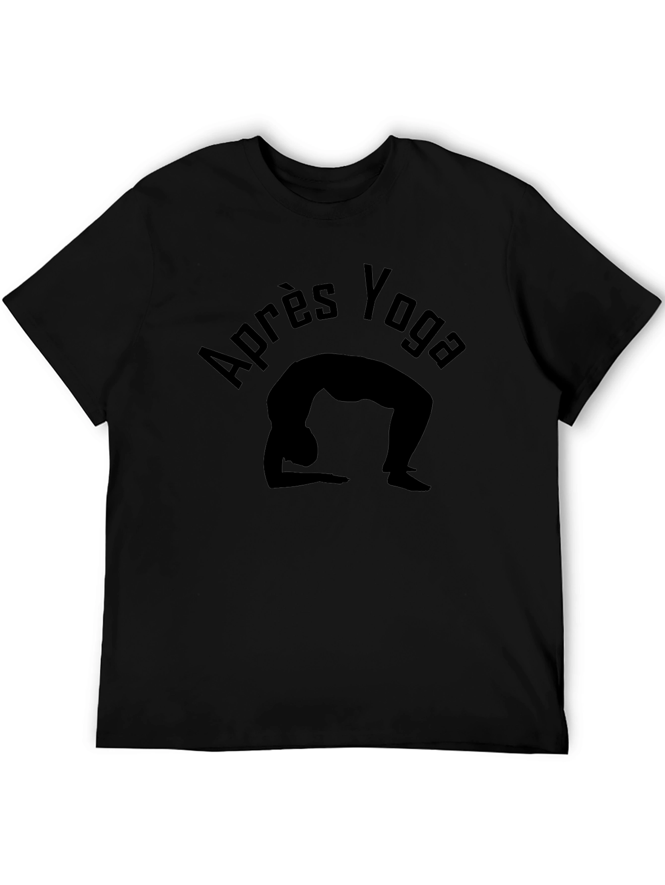 Apres Yoga Black Graphic Tee
