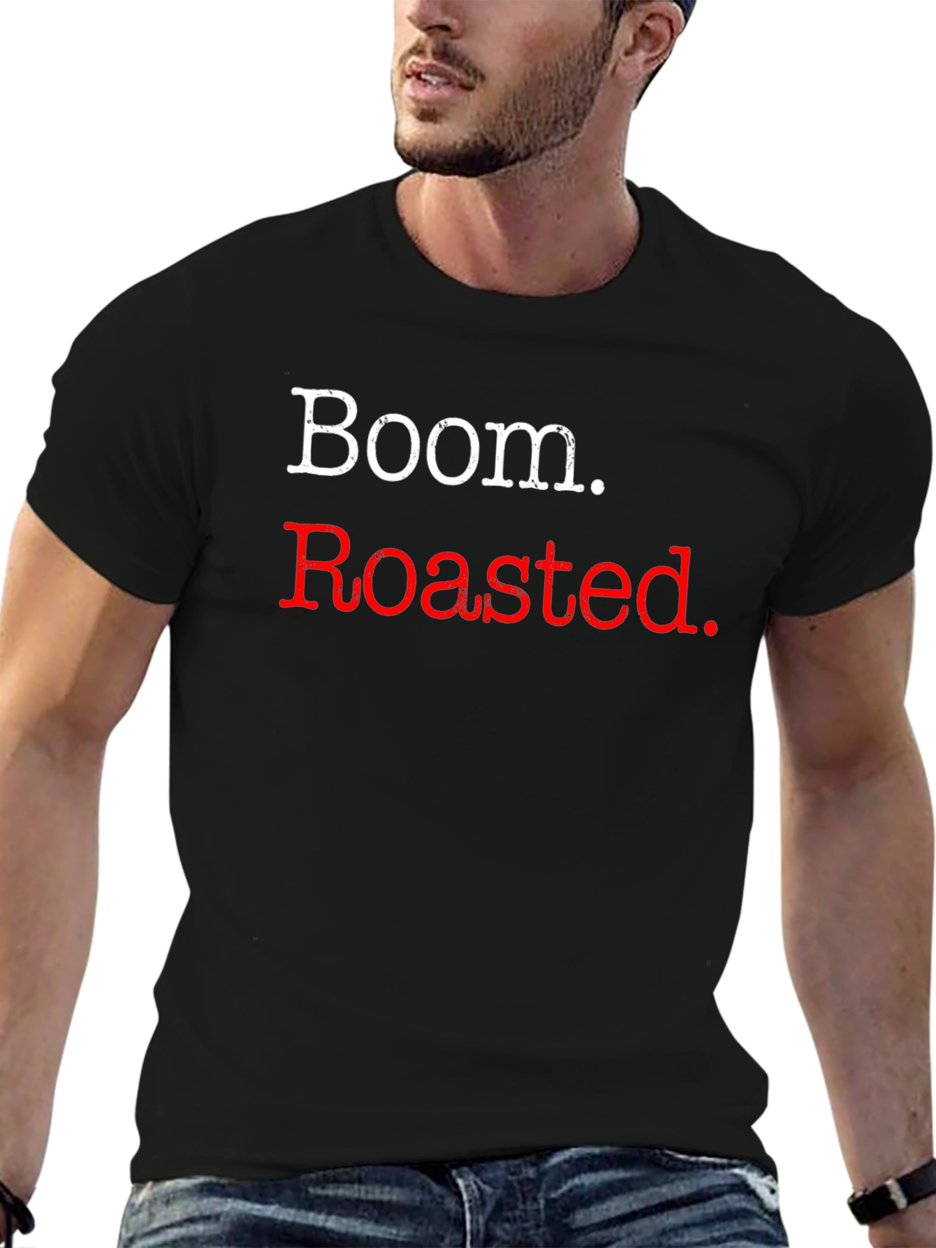 Boom Roasted Graphic Tee - Black T-Shirt