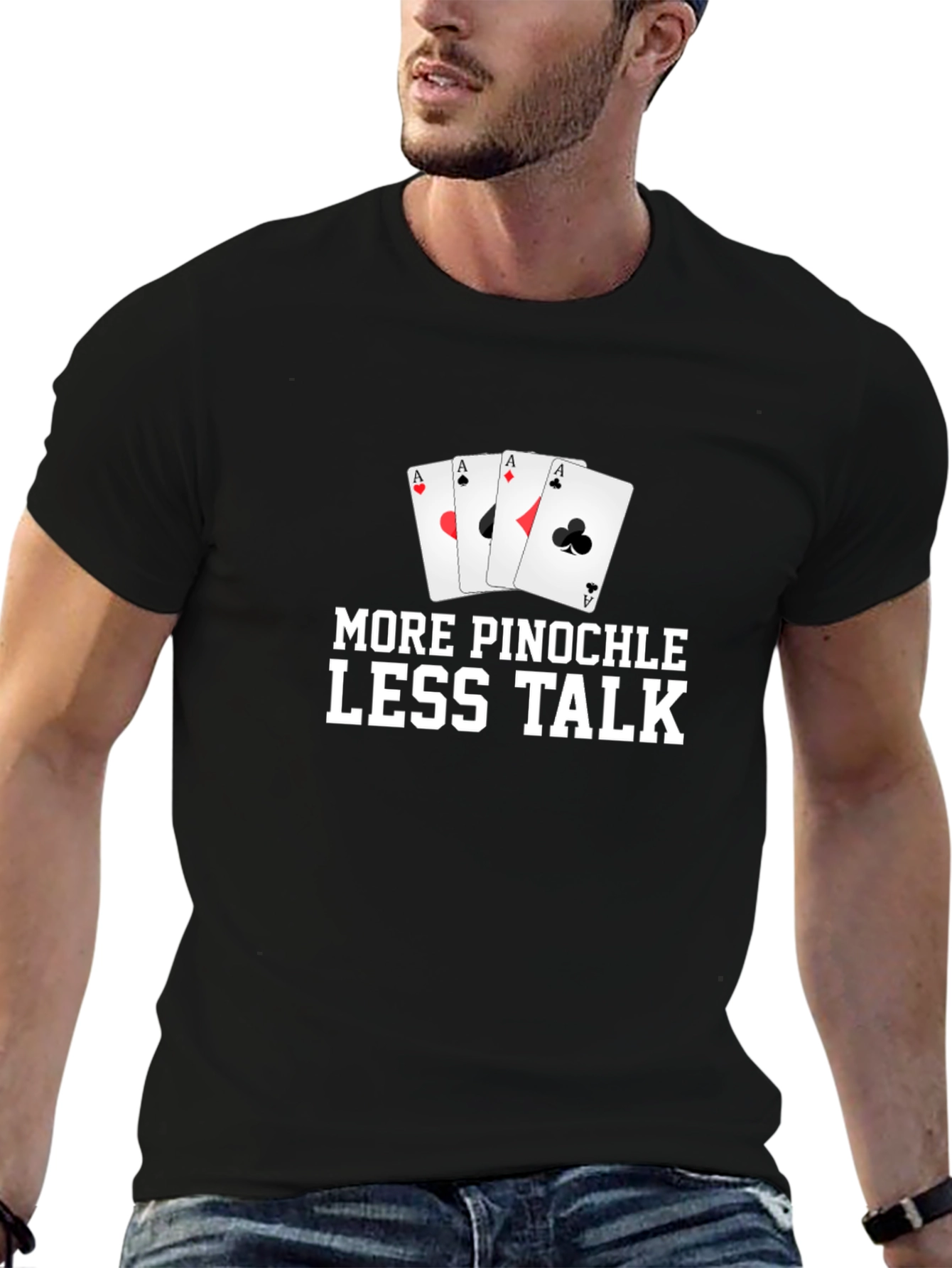 More Pinochle Less Talk T-Shirt