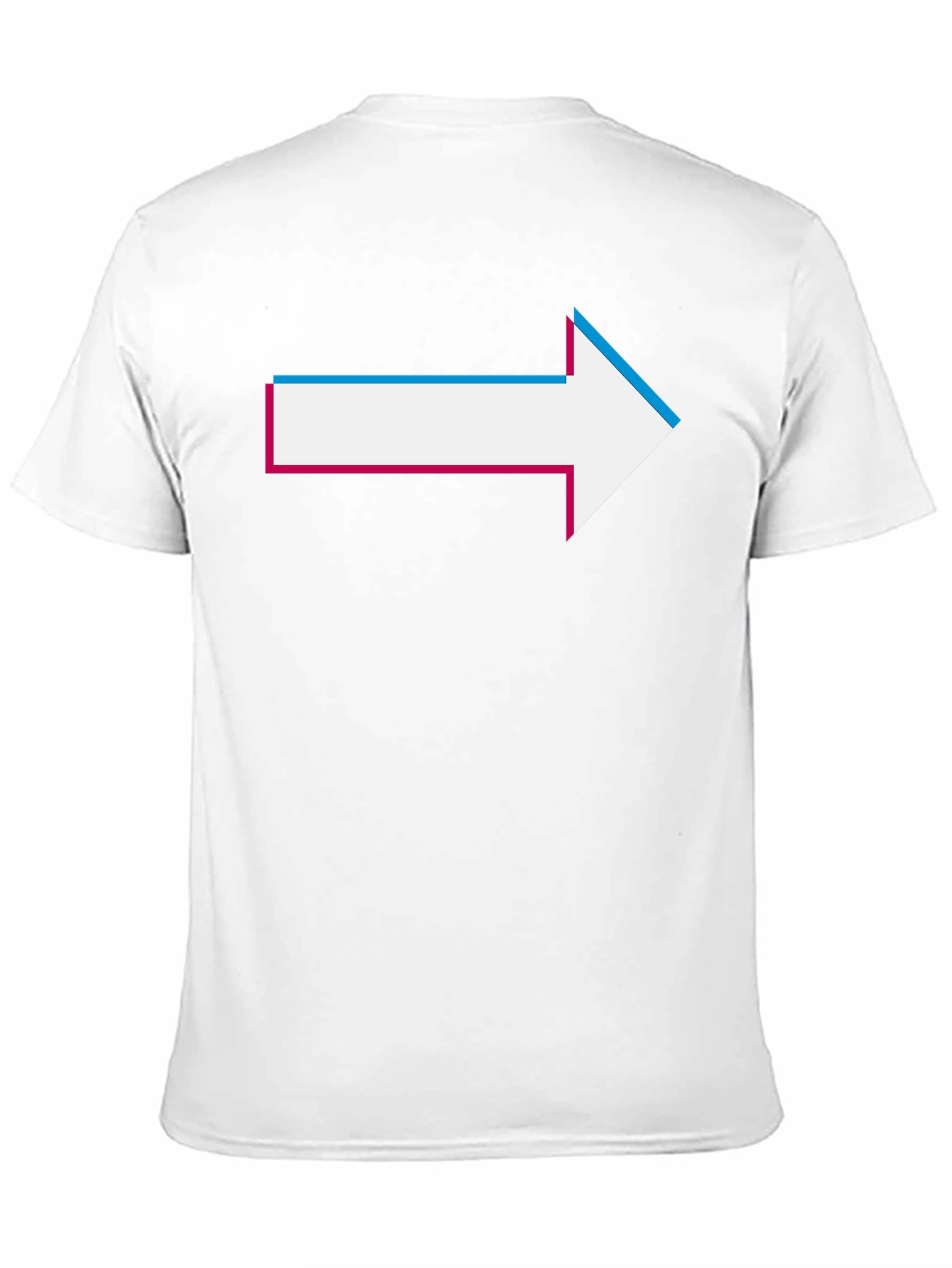 Arrow Graphic Tee - Casual Black T-Shirt