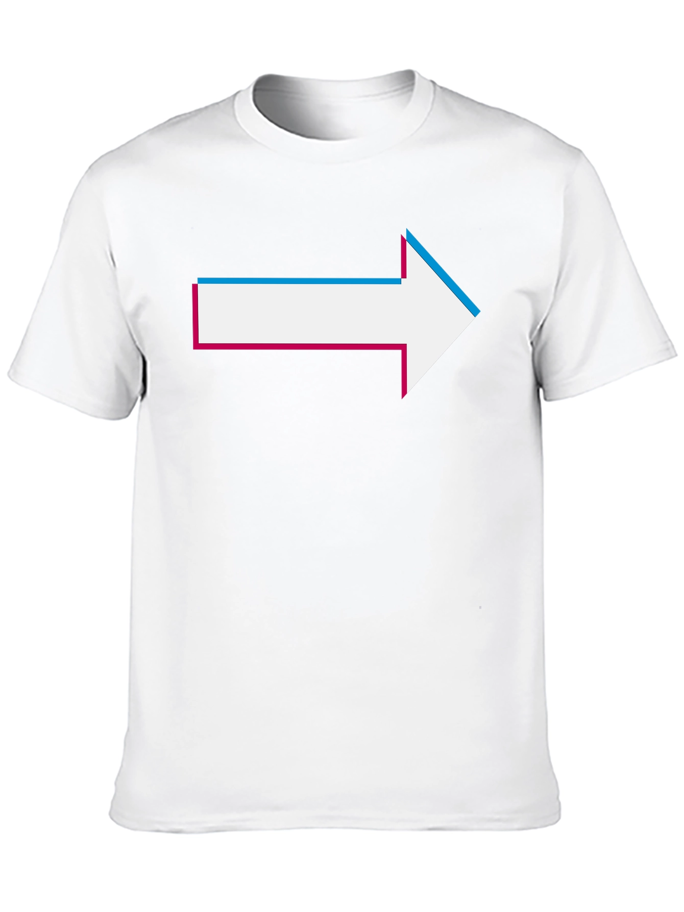 Arrow Graphic Tee - Casual Black T-Shirt