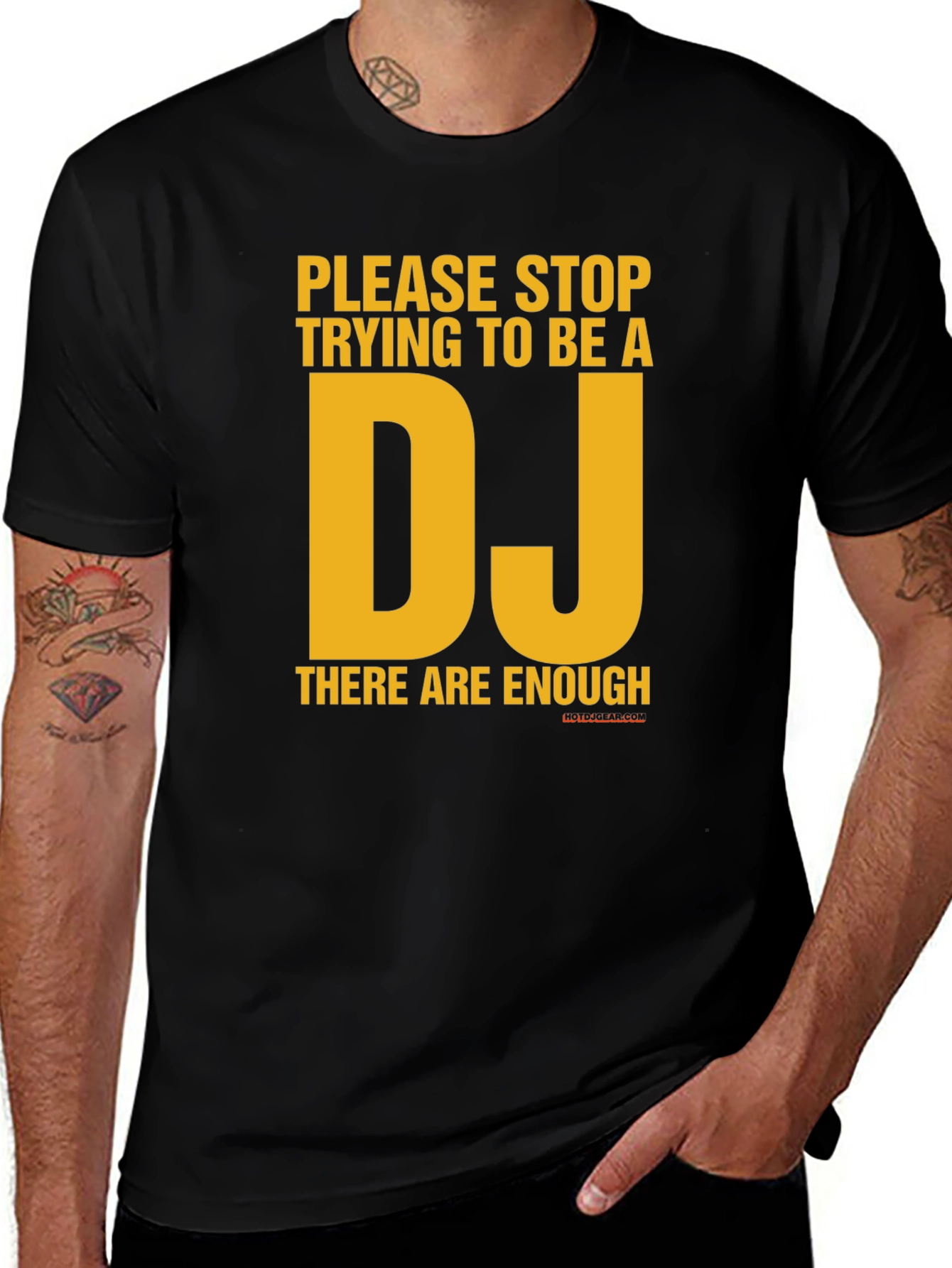 Stop Trying to Be a DJ Graphic T-Shirt