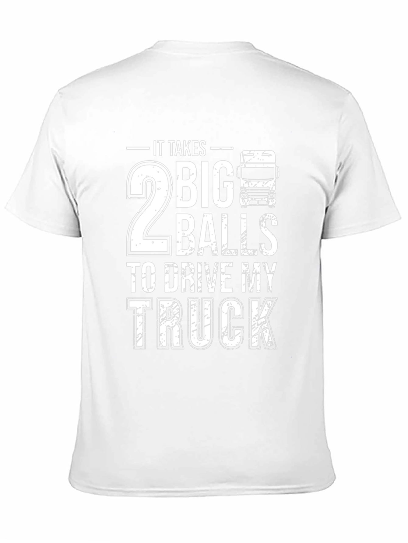 2 Big Balls Trucker Graphic Tee