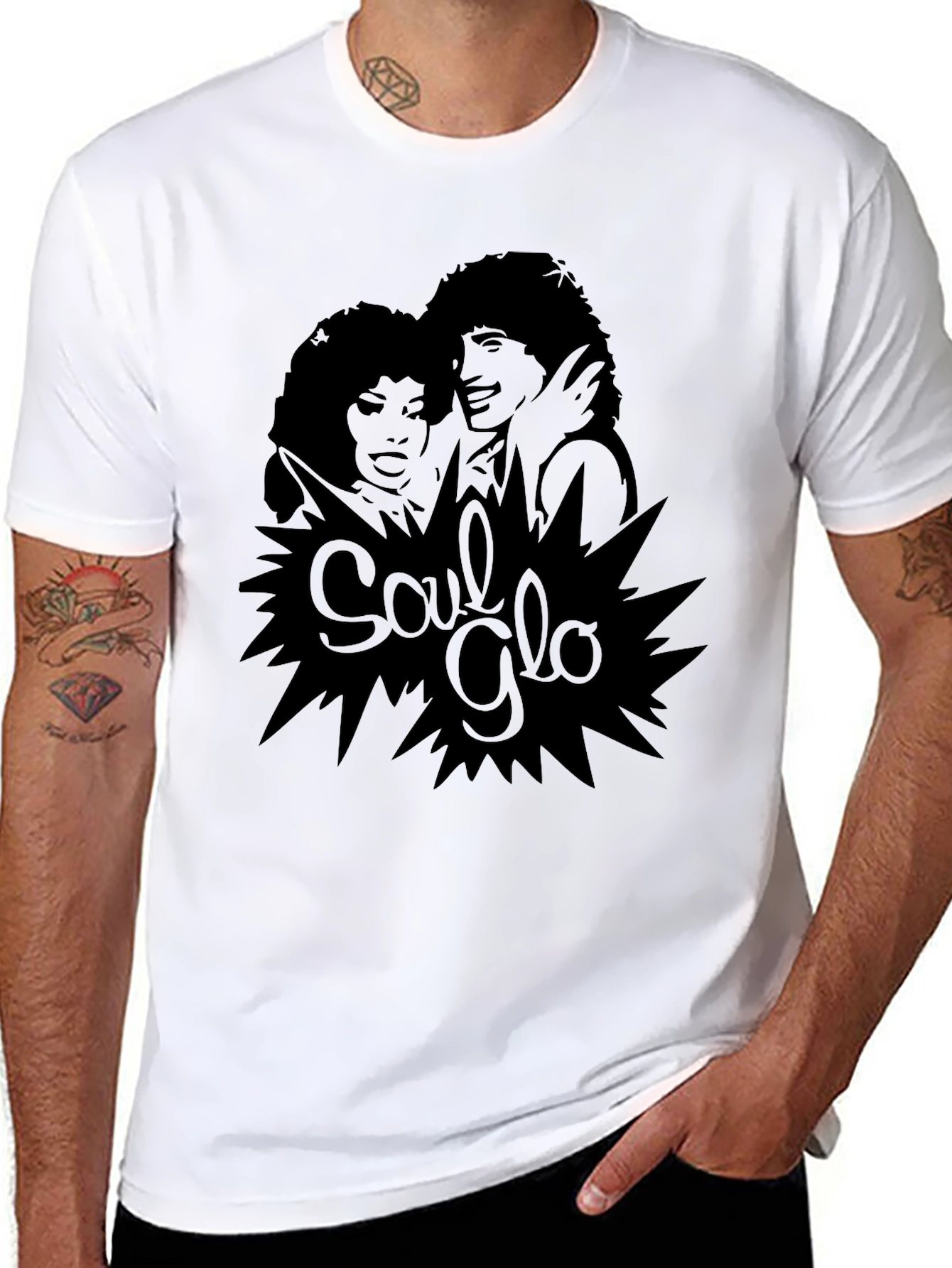 Soul Glo Graphic Tee - Unisex Black T-Shirt