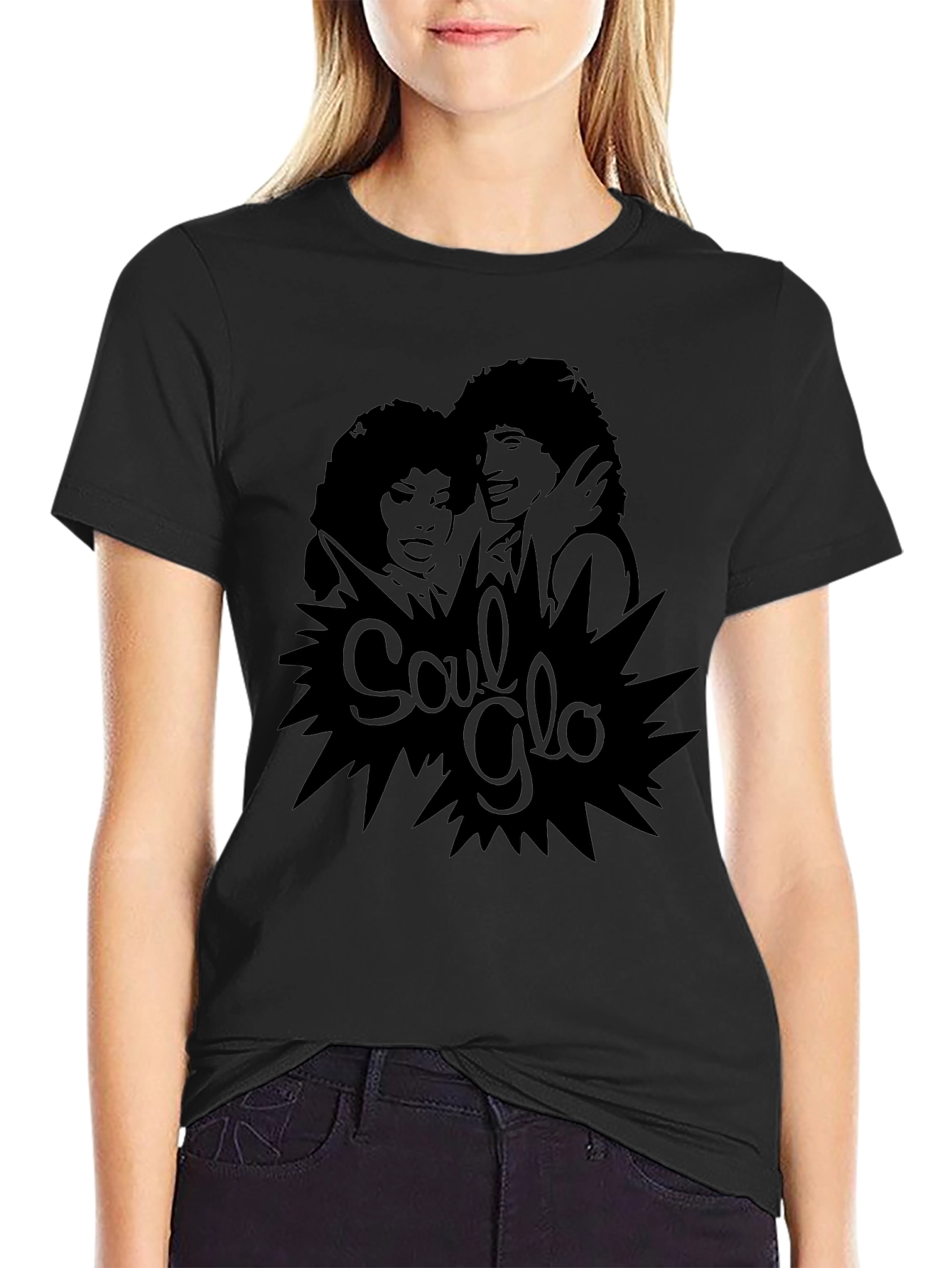 Soul Glo Graphic Tee - Unisex Black T-Shirt