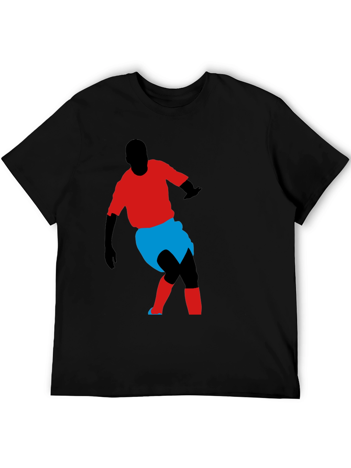Soccer Player Graphic Tee - Stylish Comfort