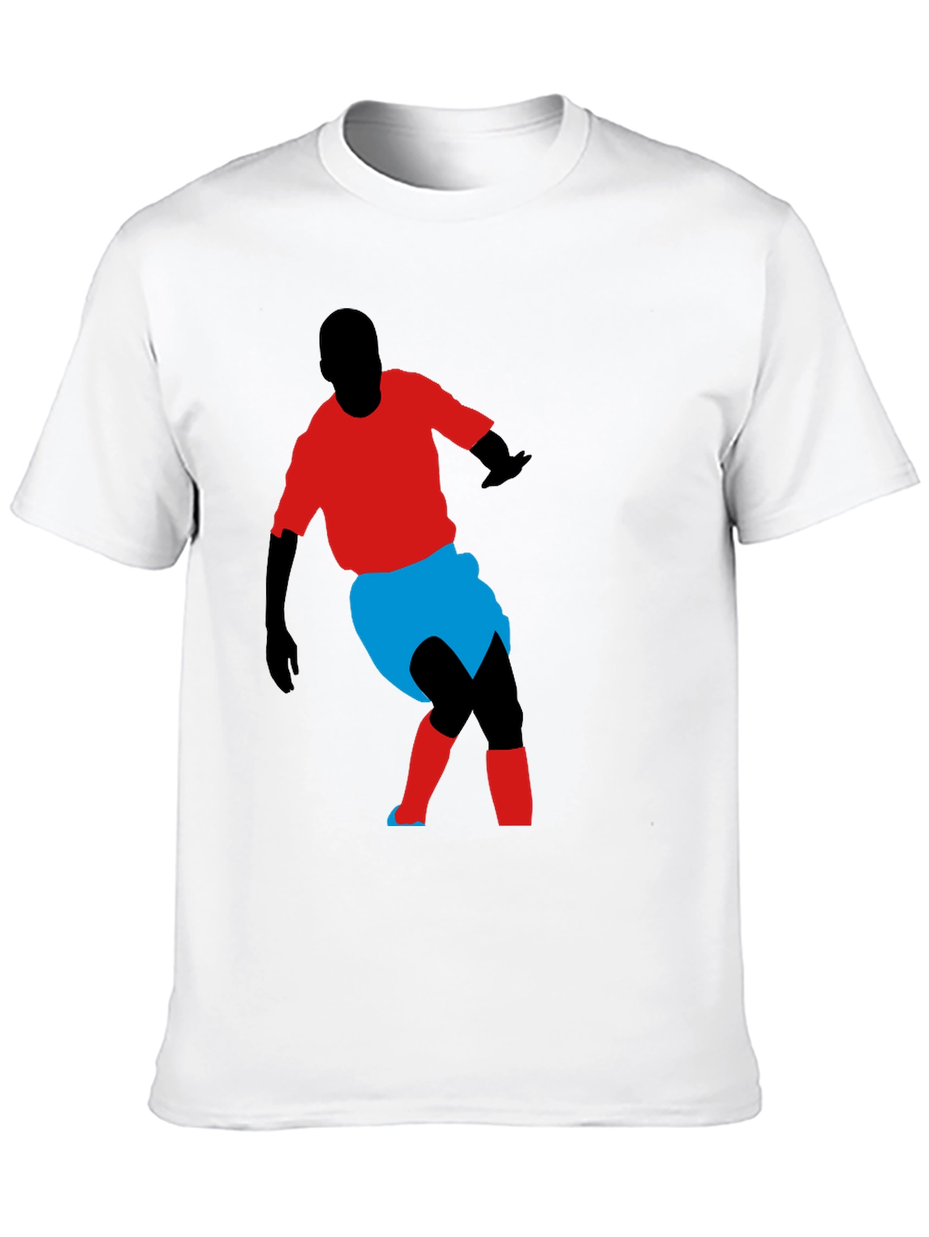 Soccer Player Graphic Tee - Stylish Comfort