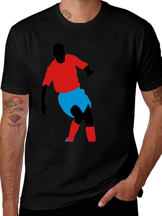 Soccer Player Graphic Tee - Stylish Comfort