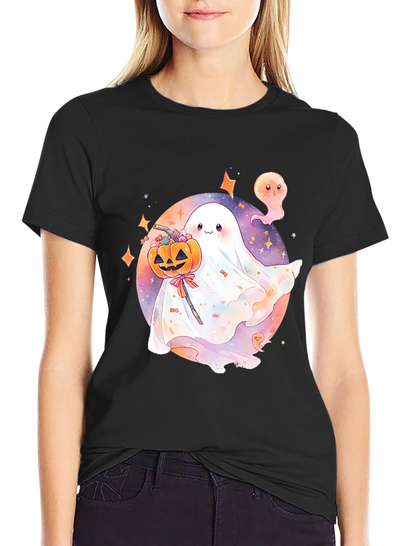 Cute Halloween Ghost T-Shirt