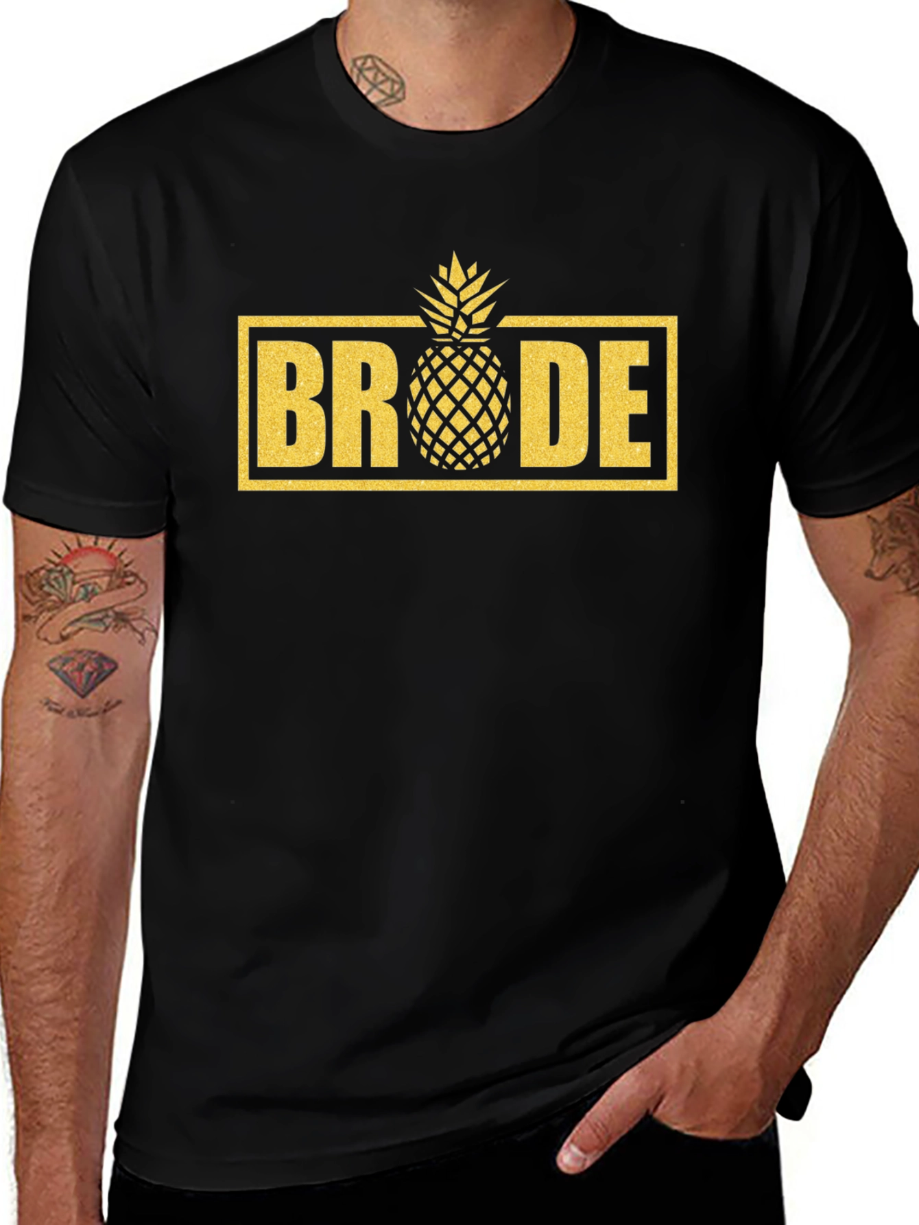 Pineapple Bro Tee - Tropical Party Shirt