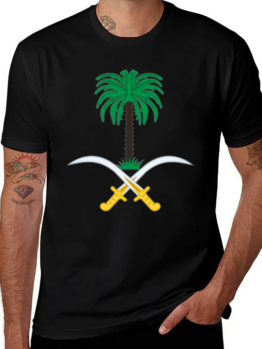 Saudi Arabia Emblem Black T-Shirt