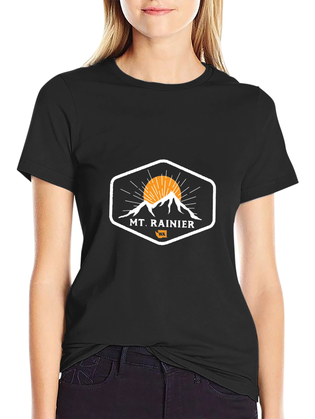 Mt. Rainier T-Shirt - Washington State Souvenir