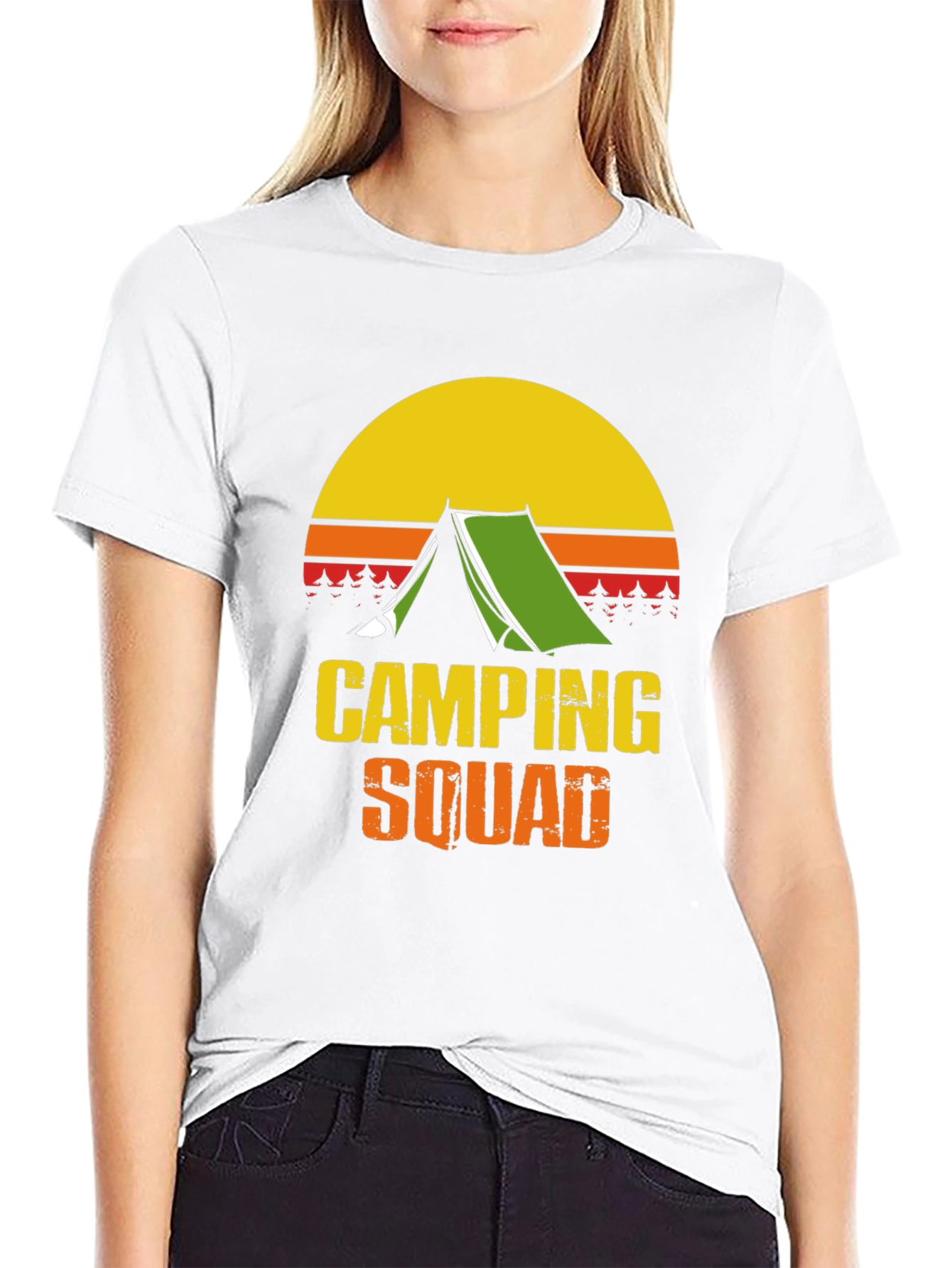 Camping Squad Graphic Tee - Outdoor Adventure T-Shirt