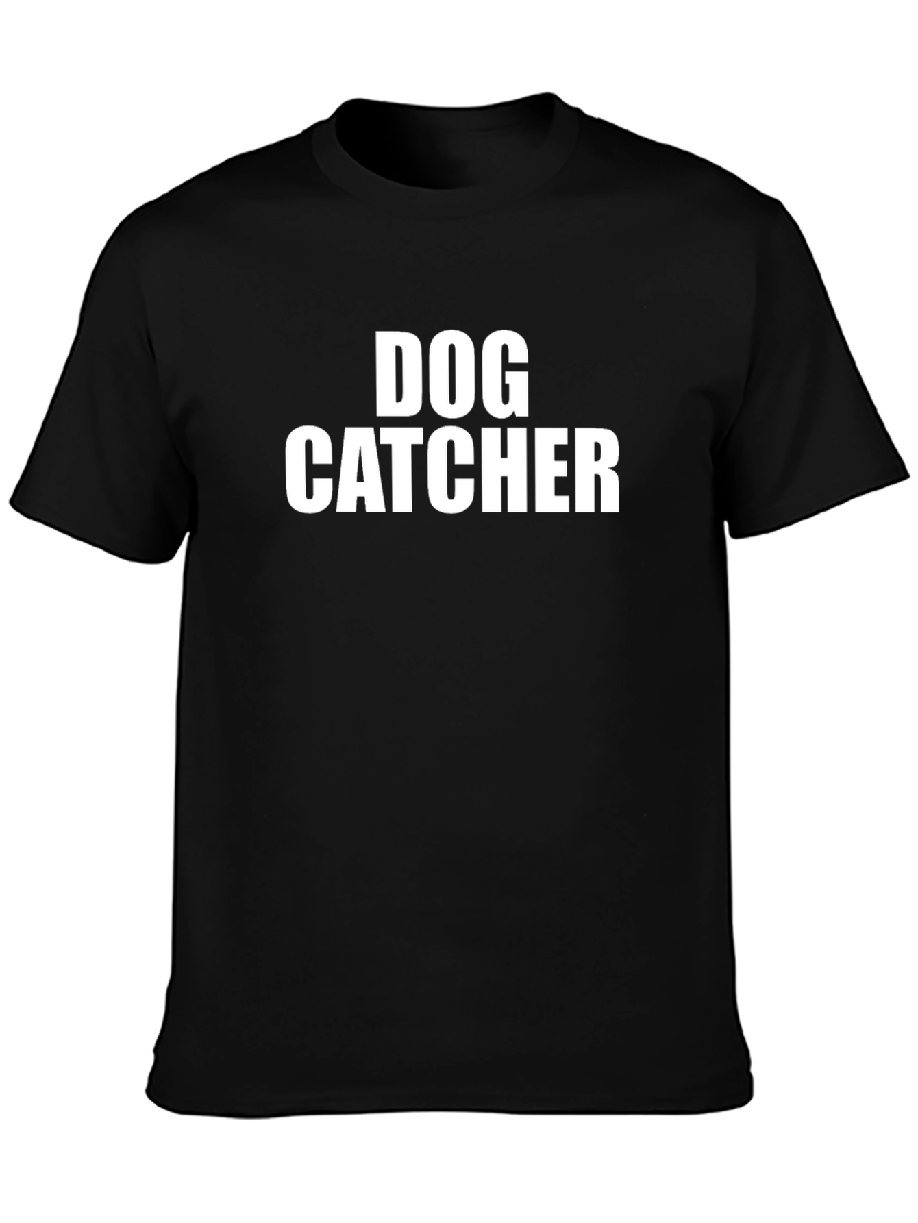Dog Catcher Graphic T-Shirt - Black