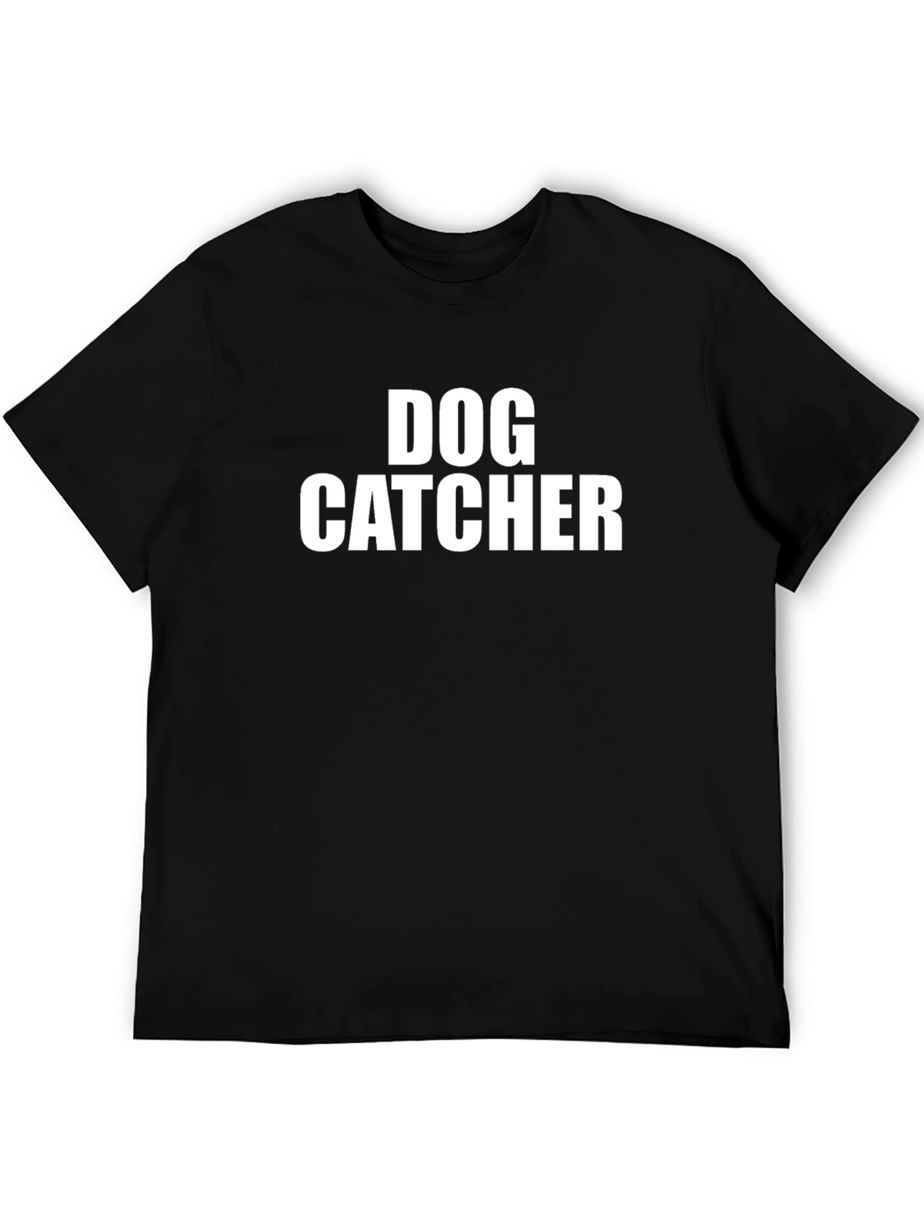 Dog Catcher Graphic T-Shirt - Black